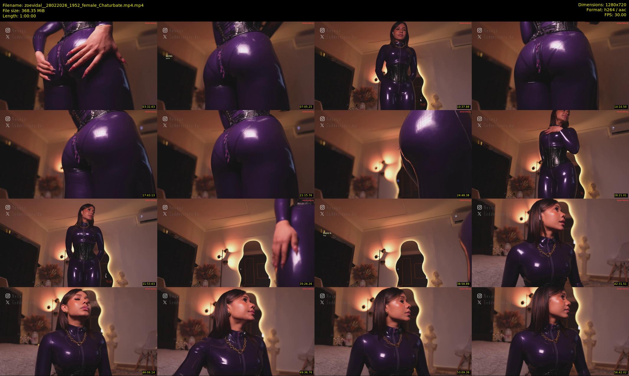 zoevidal_ — 60 minute Chaturbate female cam show recording, 720p, Feb 28, 2026