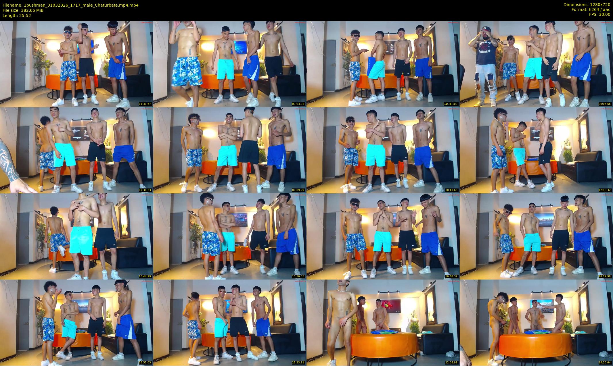 1pushman — 26 minute Chaturbate male cam show recording, 720p, Mar 1, 2026