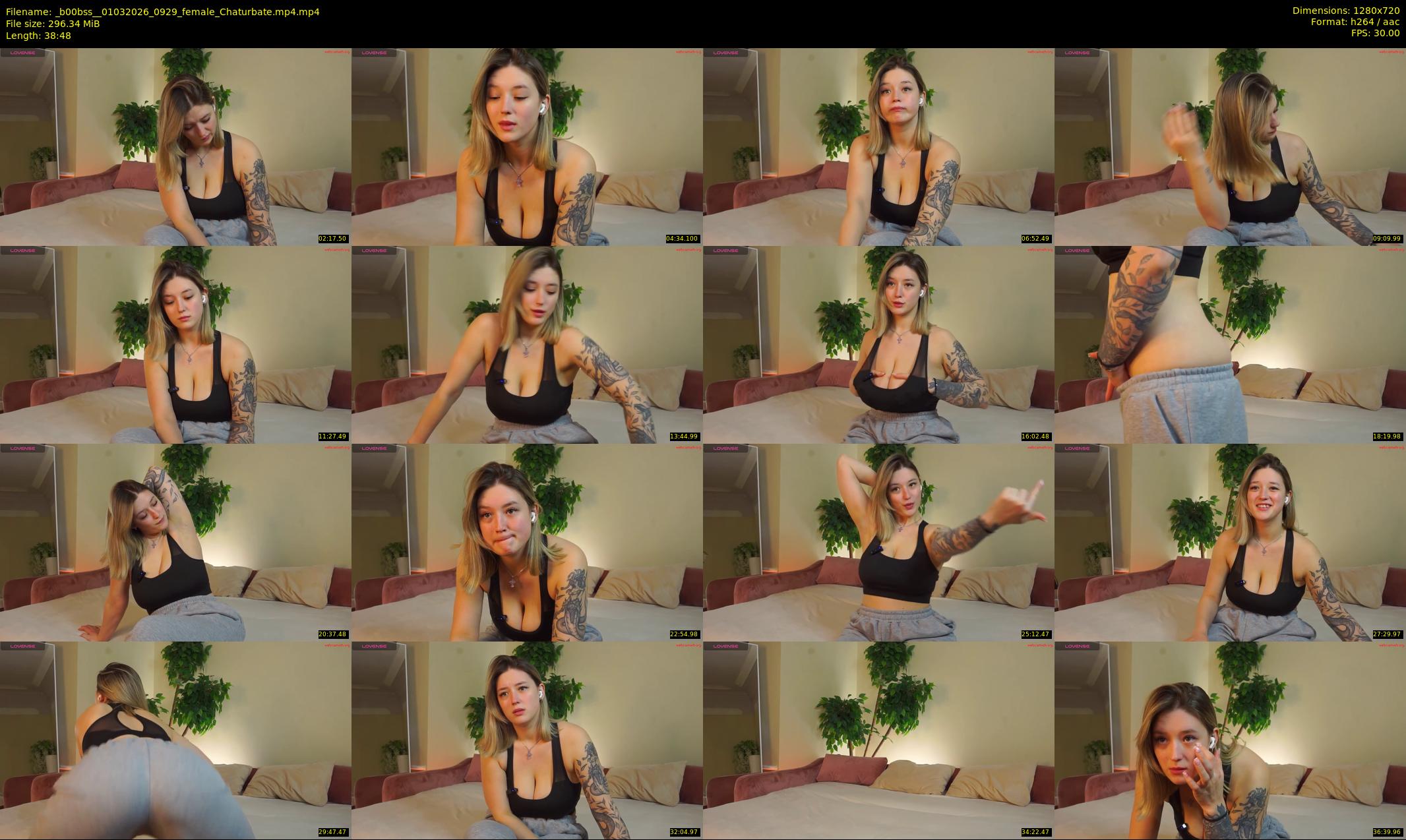 _b00bss_ — 39 minute Chaturbate female cam show recording, 720p, Mar 1, 2026