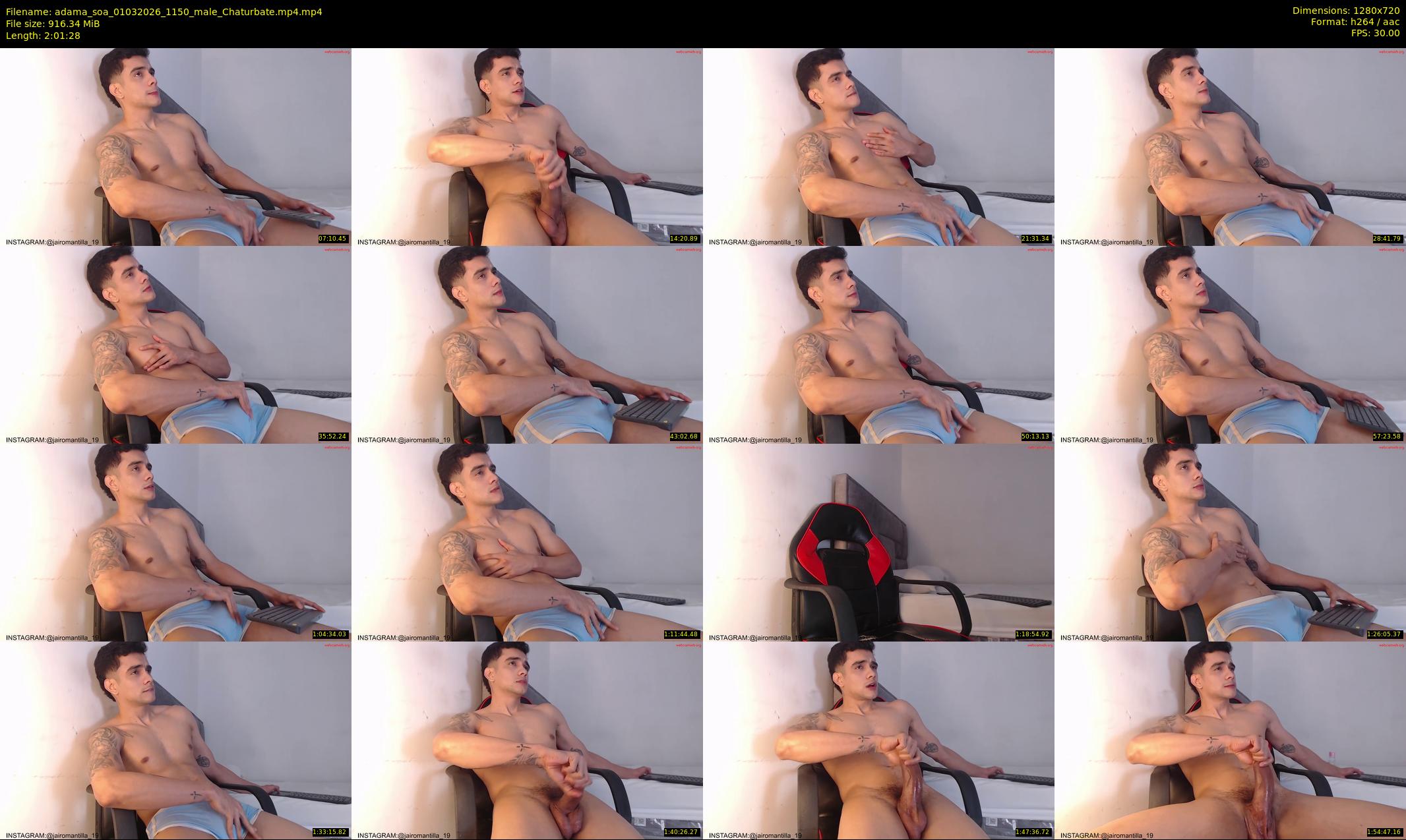 adama_soa — 122 minute Chaturbate male cam show recording, 720p, Mar 1, 2026