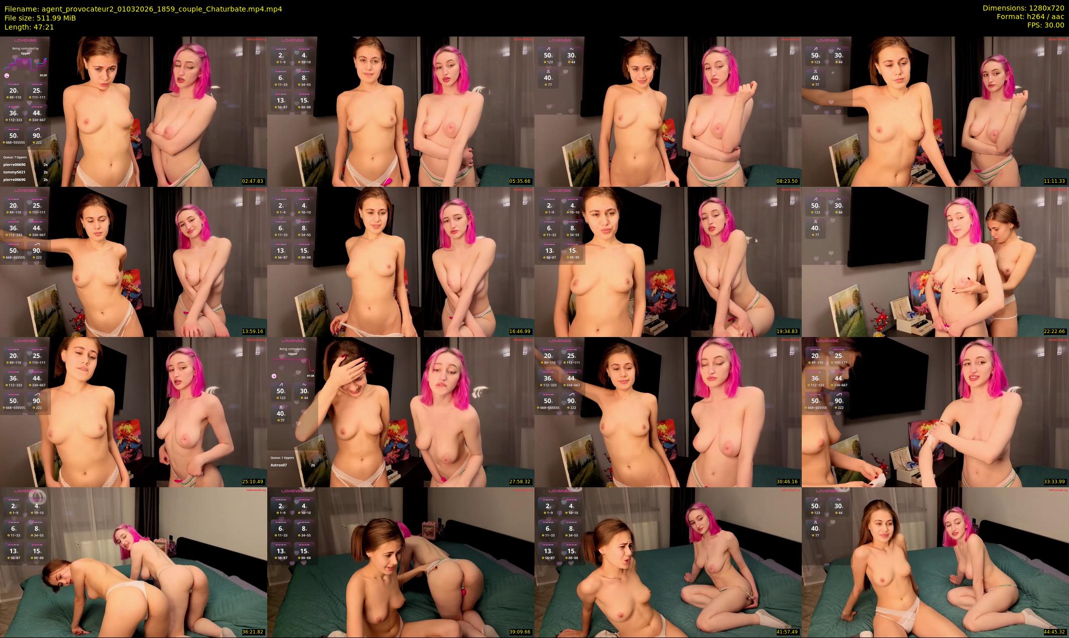 agent_provocateur2 — 48 minute Chaturbate couple cam show recording, 720p, Mar 1, 2026