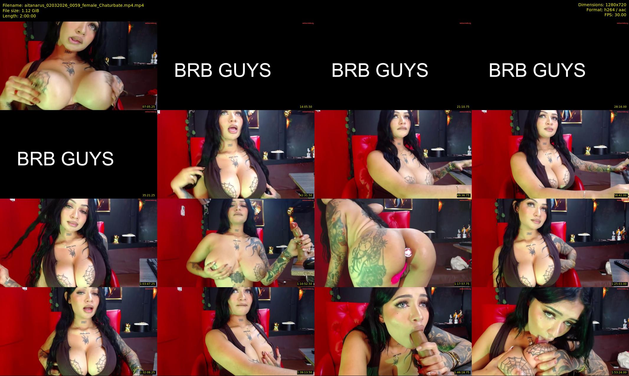 aitanarus — 120 minute Chaturbate female cam show recording, 720p, Mar 2, 2026