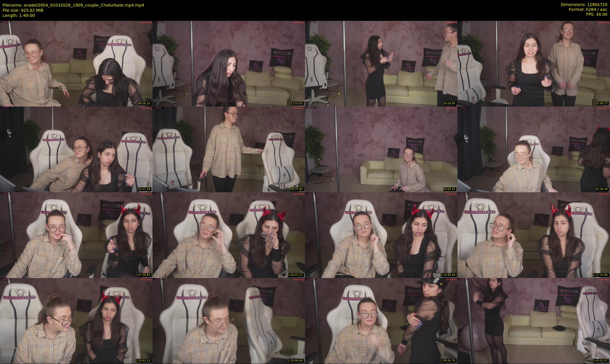 anabel2054 — 109 minute Chaturbate female cam show recording, 720p, Mar 1, 2026