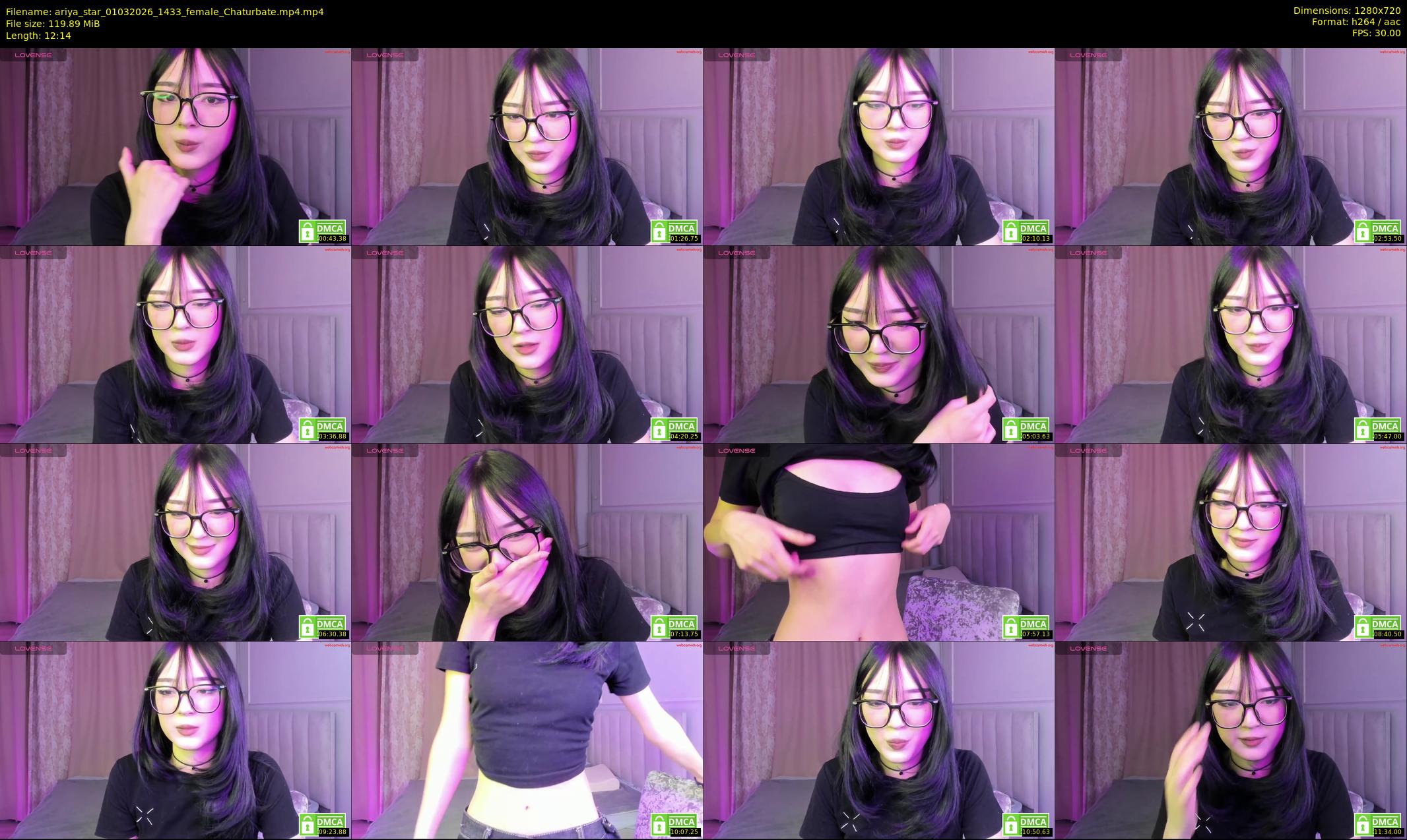 ariya_star — 13 minute Chaturbate female cam show recording, 720p, Mar 1, 2026
