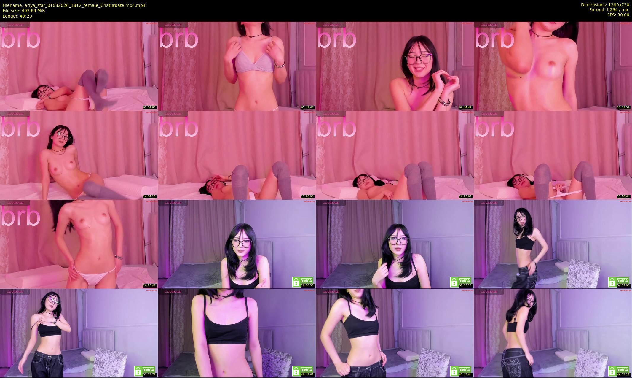 ariya_star — 50 minute Chaturbate female cam show recording, 720p, Mar 1, 2026