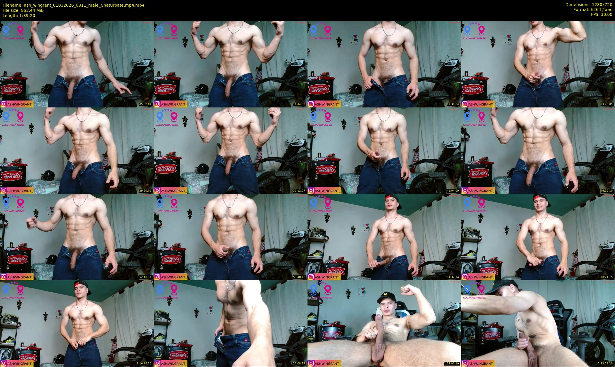 ash_wingrant — 100 minute Chaturbate male cam show recording, 720p, Mar 1, 2026