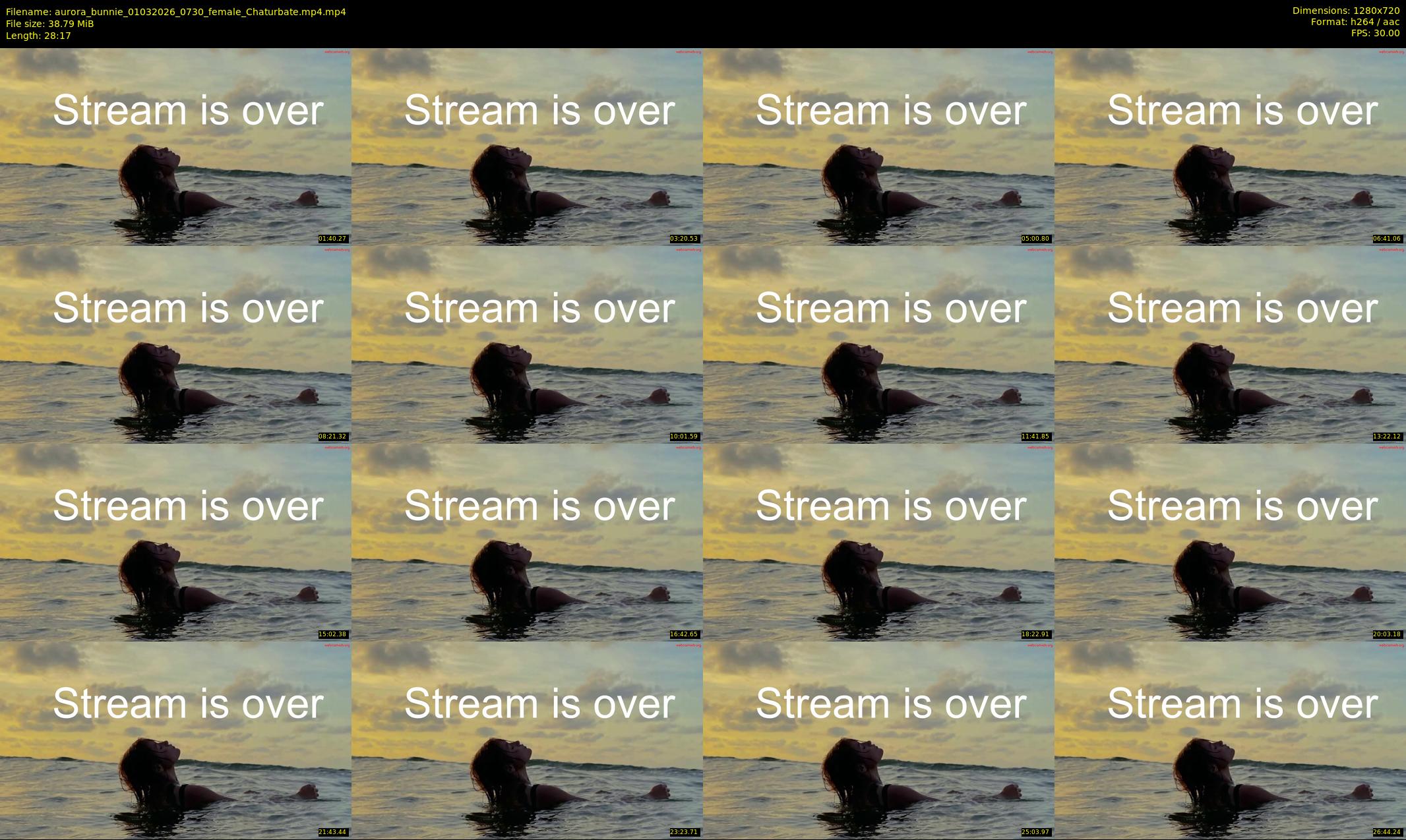 aurora_bunnie — 29 minute Chaturbate female cam show recording, 720p, Mar 1, 2026