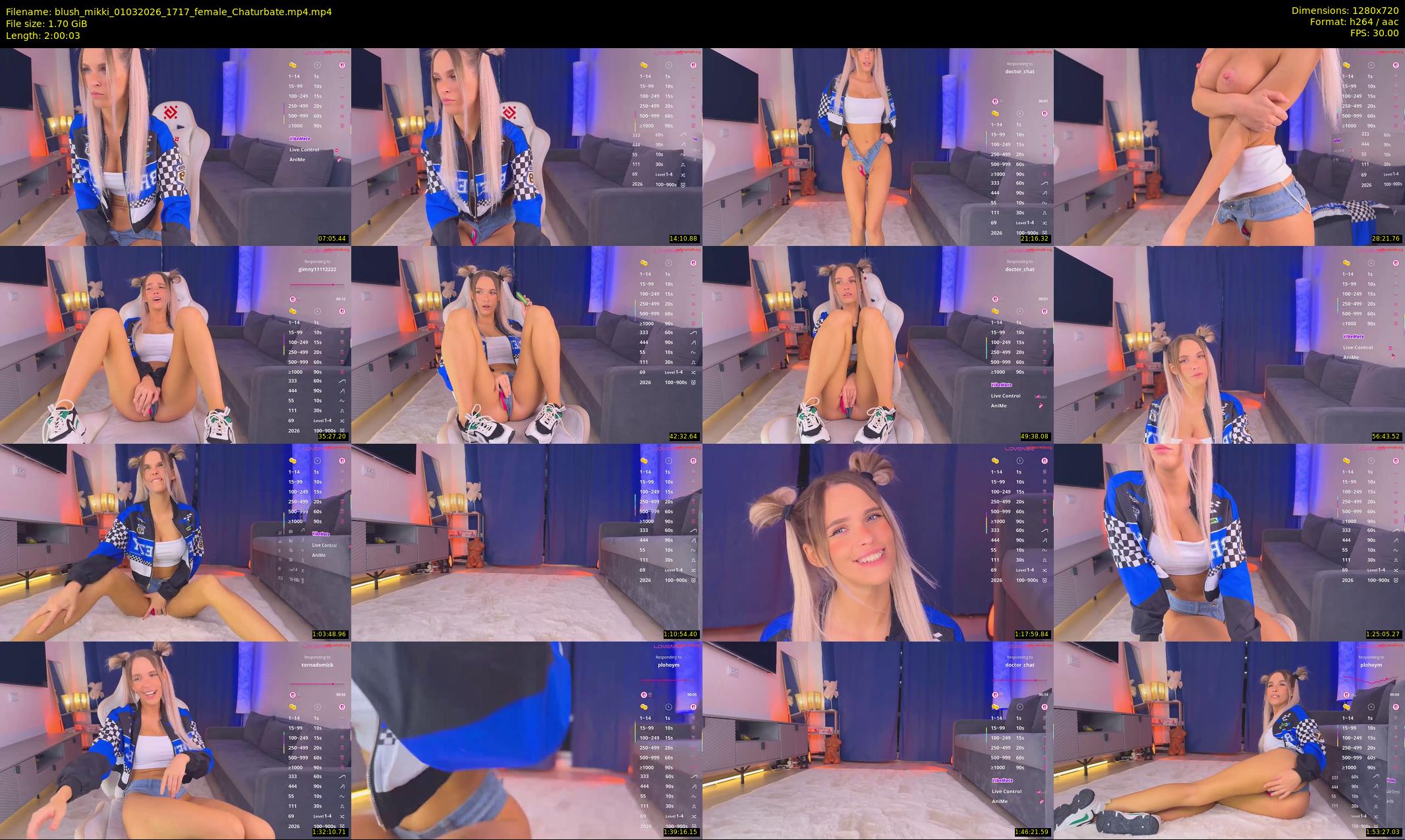 blush_mikki — 121 minute Chaturbate female cam show recording, 720p, Mar 1, 2026