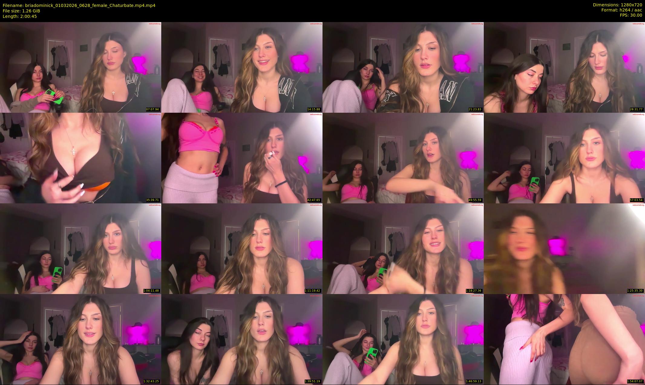 briadominick — 121 minute Chaturbate couple cam show recording, 720p, Mar 1, 2026