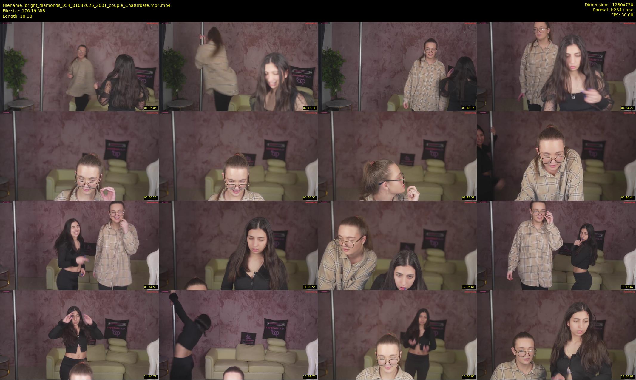 bright_diamonds_054 — 19 minute Chaturbate couple cam show recording, 720p, Mar 1, 2026
