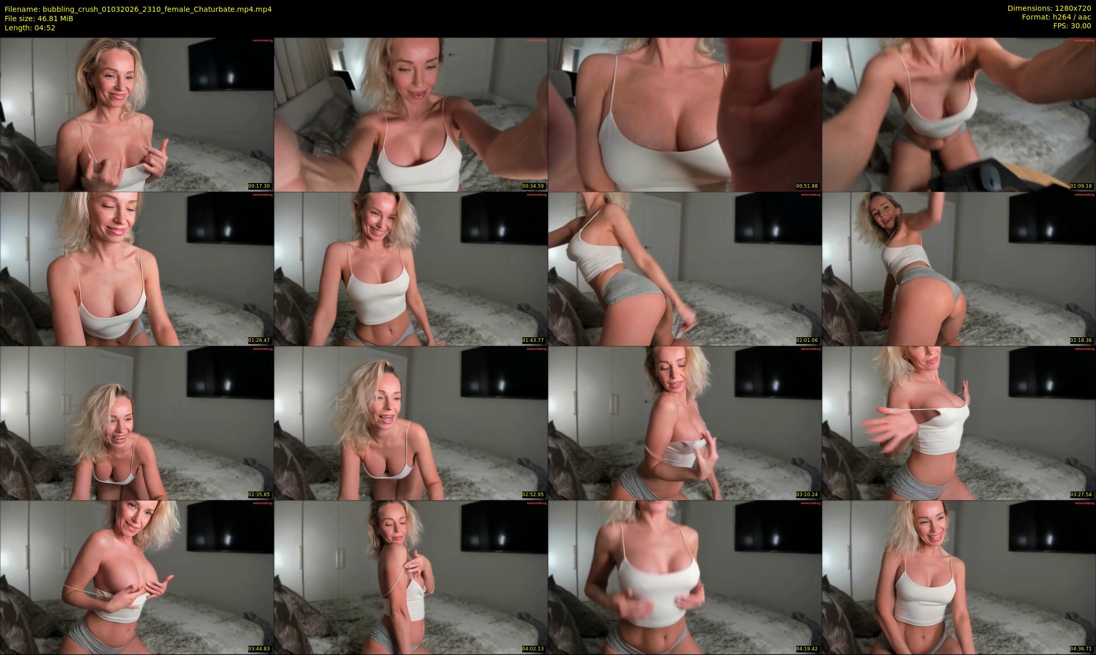 bubbling_crush — 5 minute Chaturbate female cam show recording, 720p, Mar 1, 2026