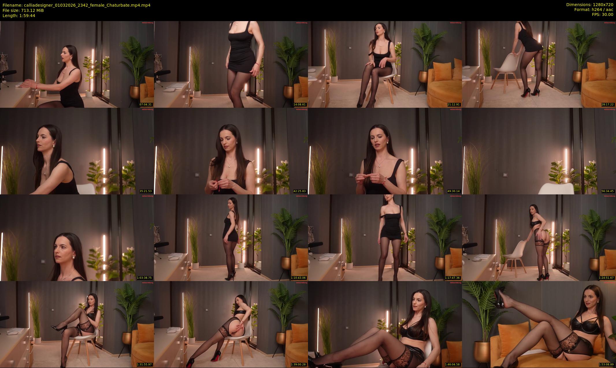 calliadesigner — 120 minute Chaturbate female cam show recording, 720p, Mar 1, 2026