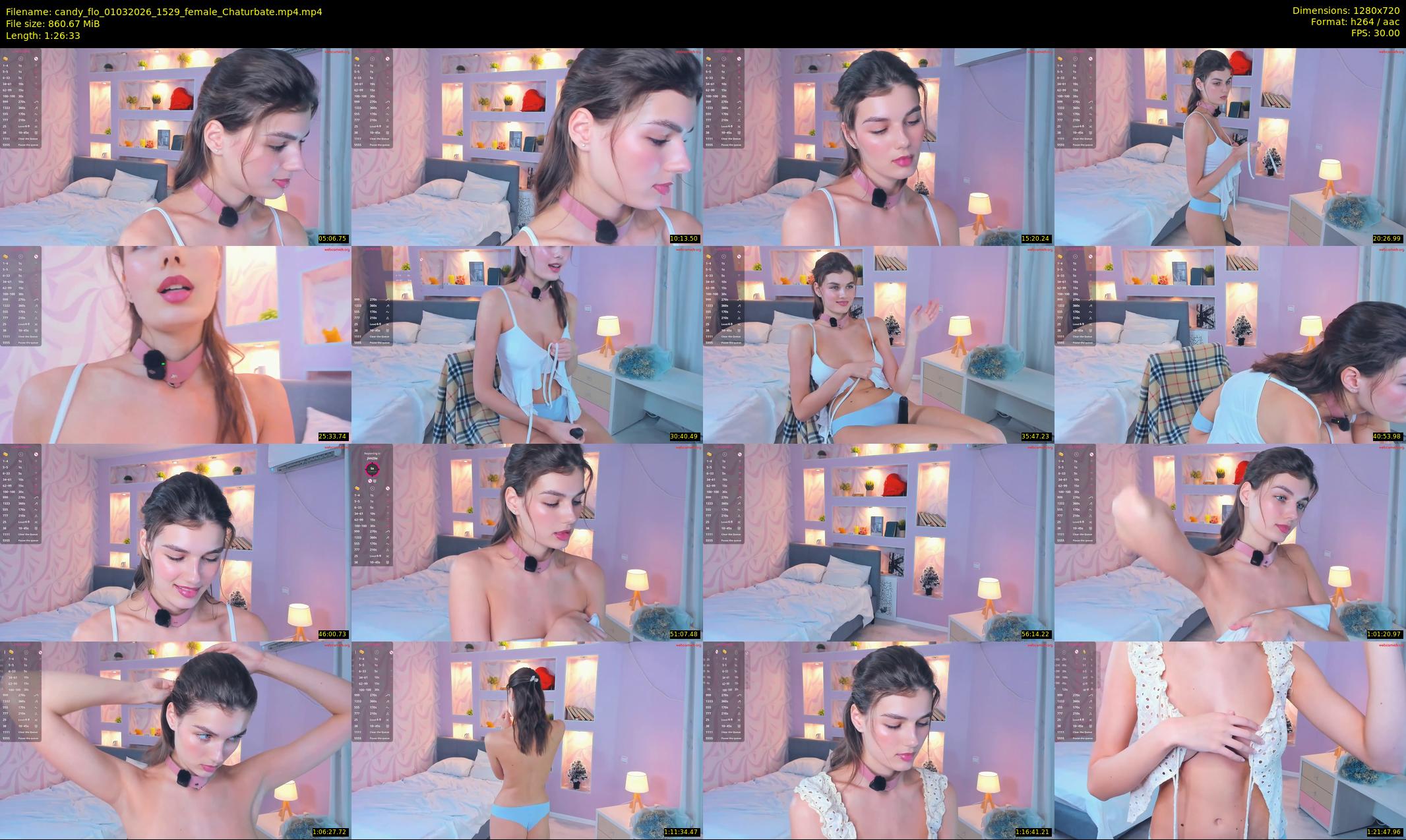 candy_flo — 87 minute Chaturbate female cam show recording, 720p, Mar 1, 2026