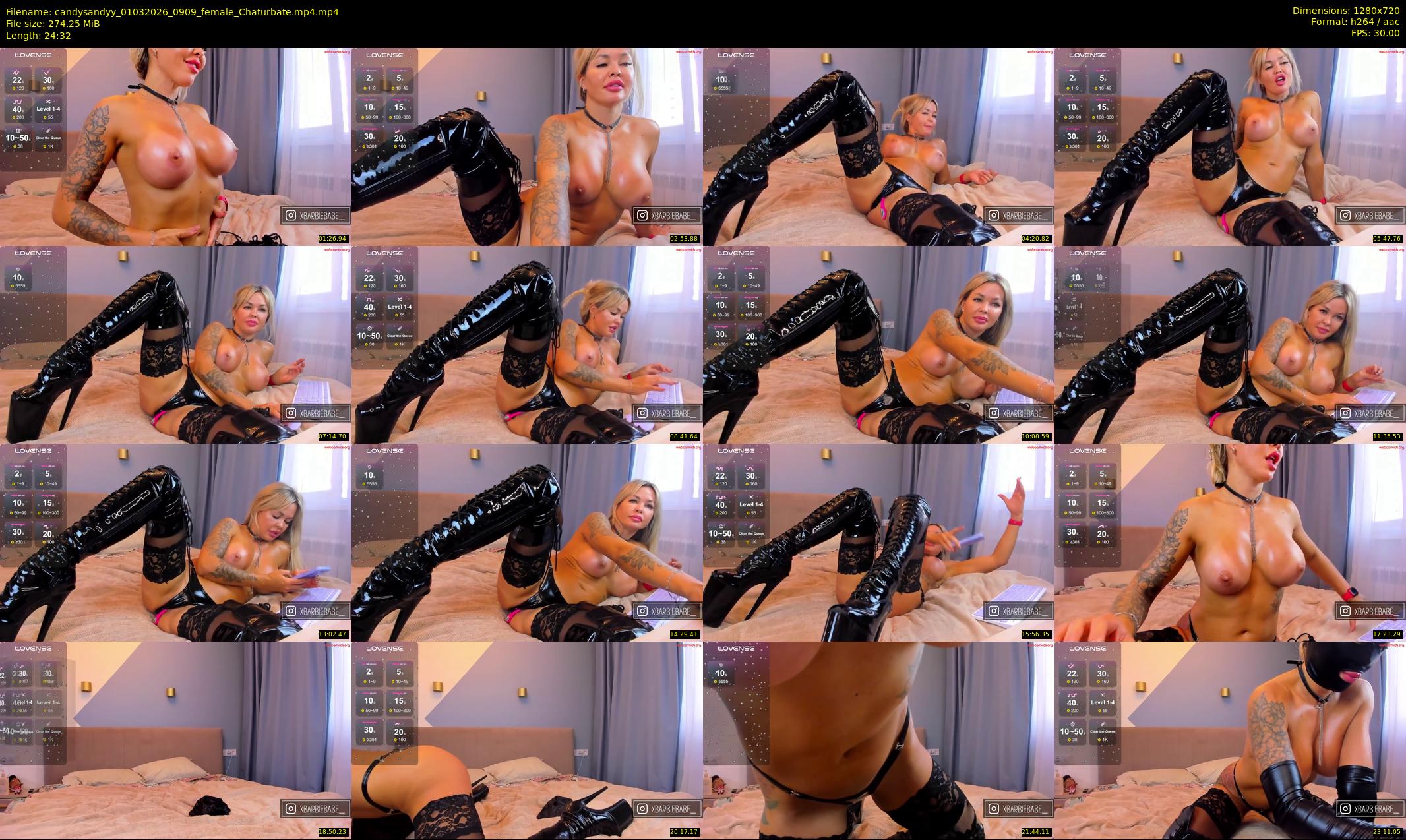 candysandyy — 25 minute Chaturbate female cam show recording, 720p, Mar 1, 2026