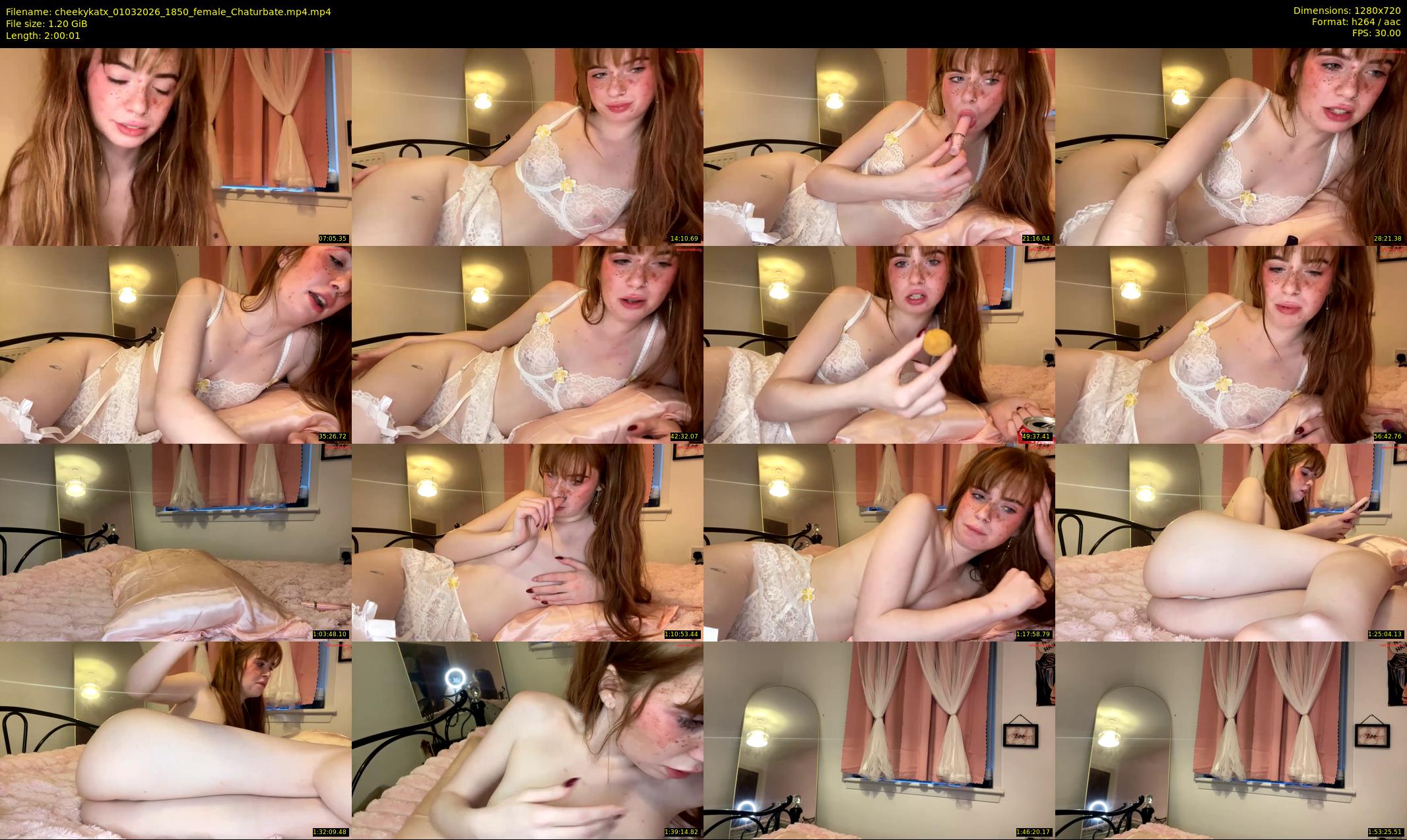 cheekykatx — 121 minute Chaturbate female cam show recording, 720p, Mar 1, 2026