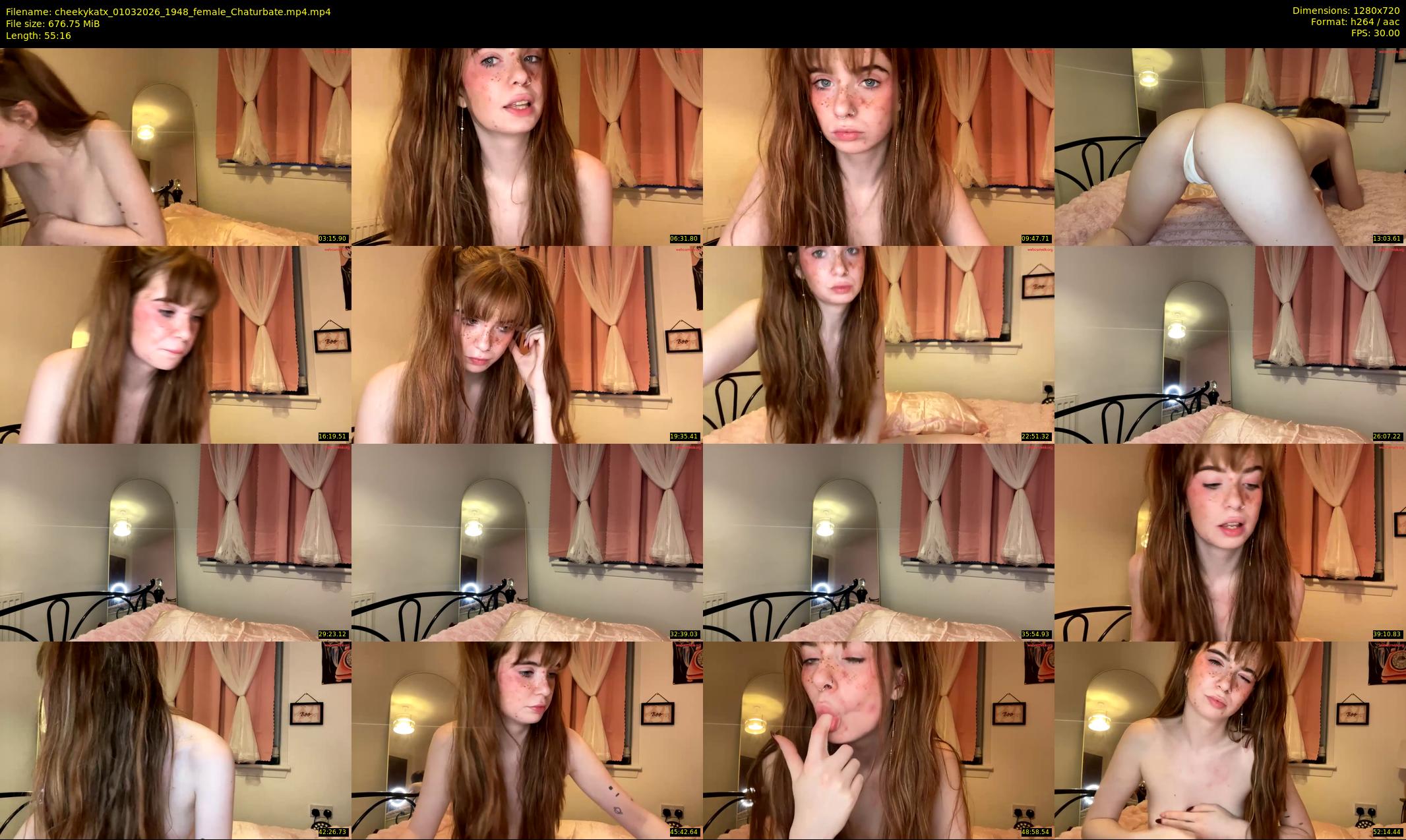 cheekykatx — 56 minute Chaturbate female cam show recording, 720p, Mar 1, 2026
