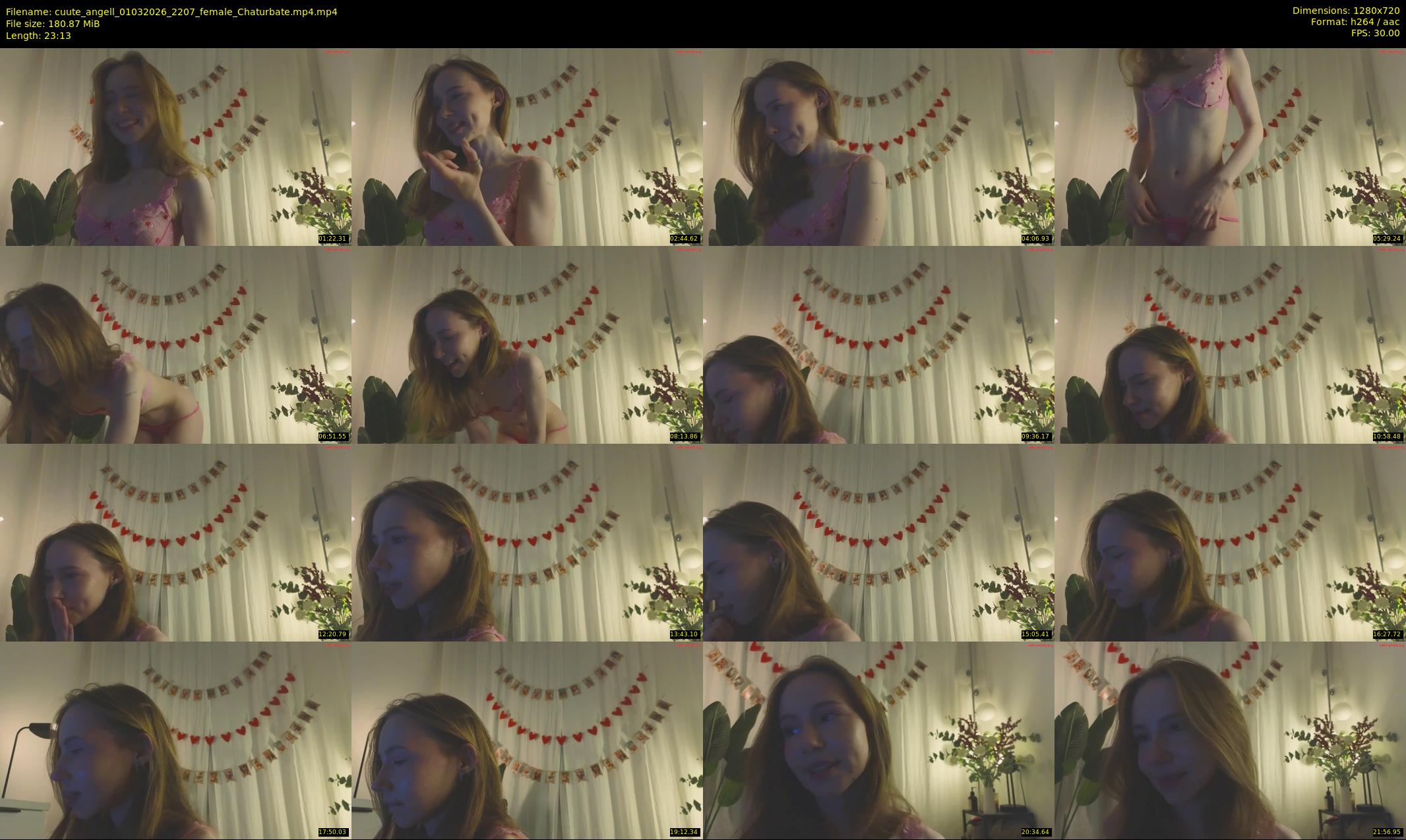 cuute_angell — 24 minute Chaturbate female cam show recording, 720p, Mar 1, 2026