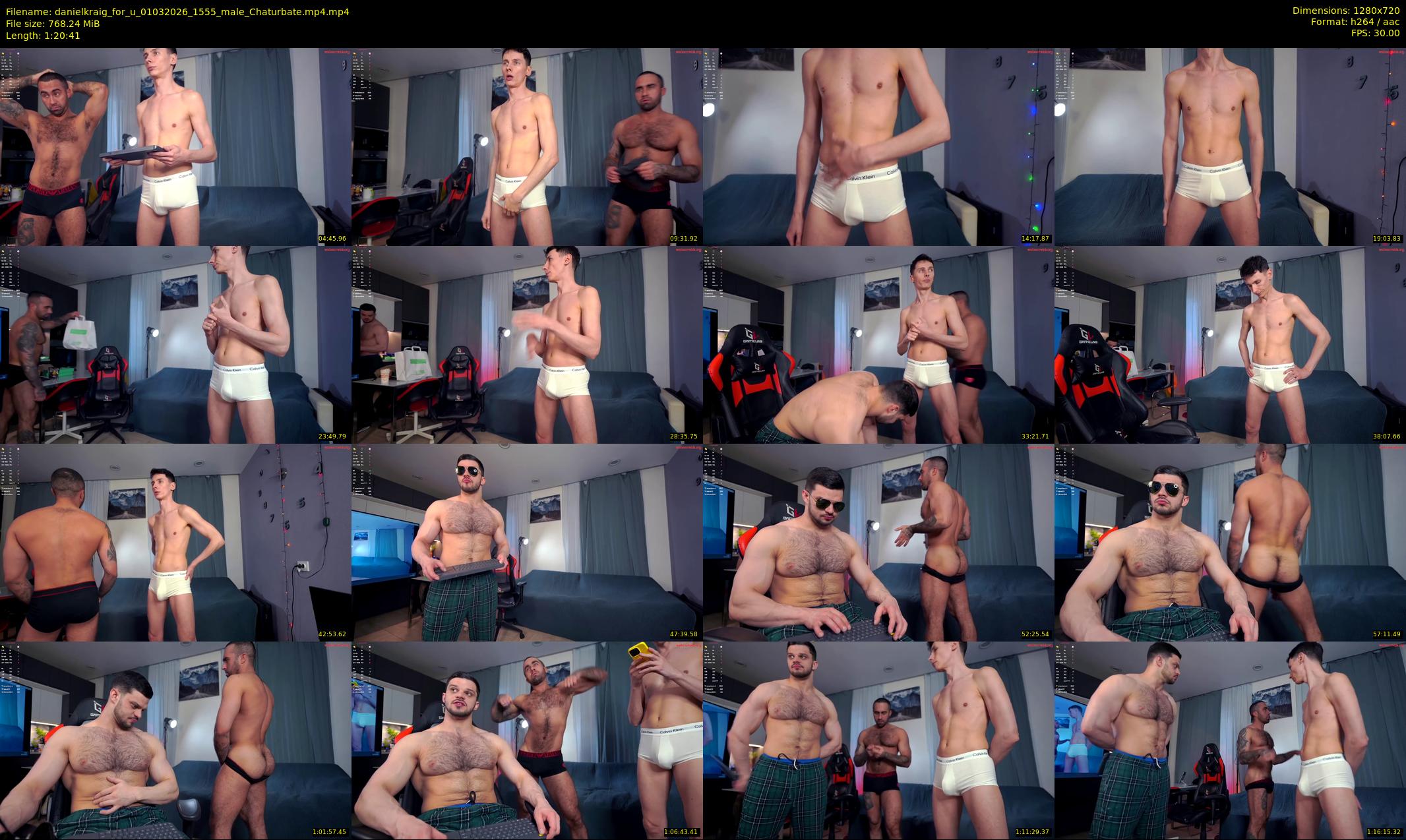 danielkraig_for_u — 81 minute Chaturbate male cam show recording, 720p, Mar 1, 2026