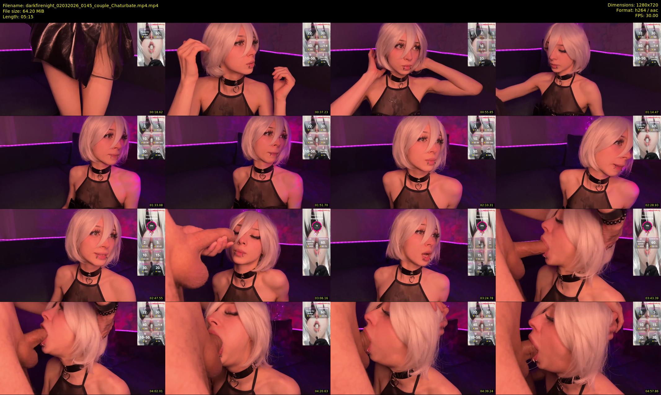 darkfirenight — 6 minute Chaturbate couple cam show recording, 720p, Mar 2, 2026