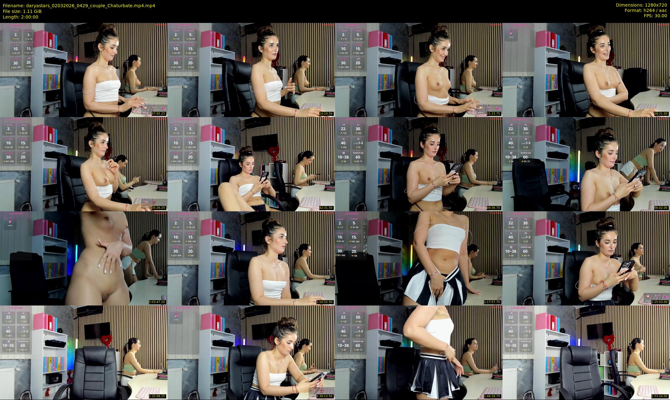 daryastars — 120 minute Chaturbate couple cam show recording, 720p, Mar 2, 2026