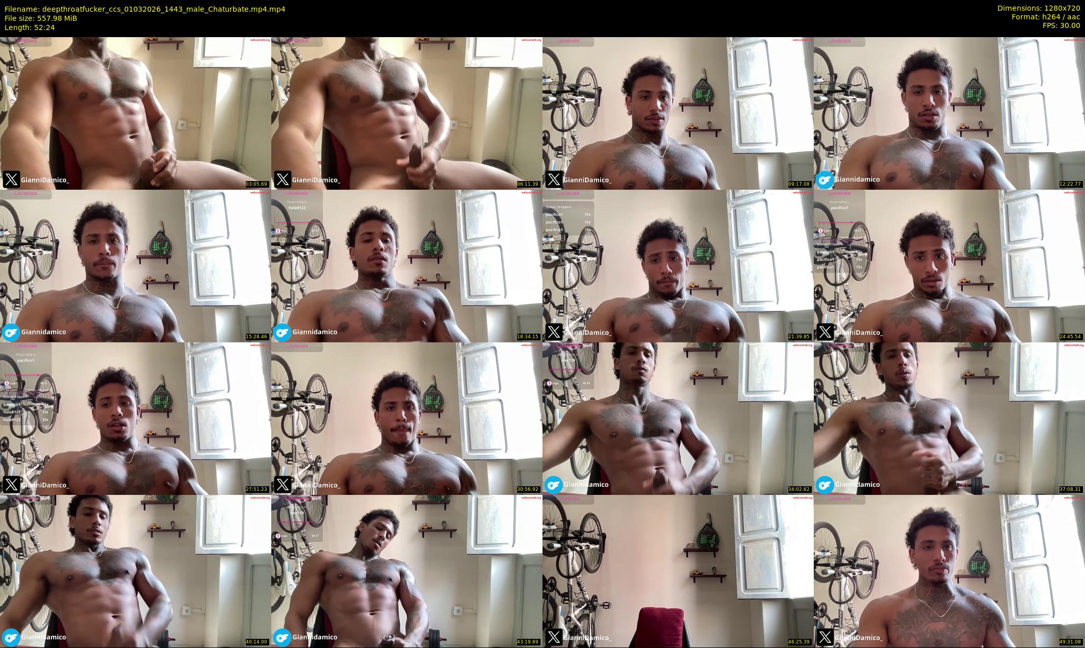 deepthroatfucker_ccs — 53 minute Chaturbate male cam show recording, 720p, Mar 1, 2026
