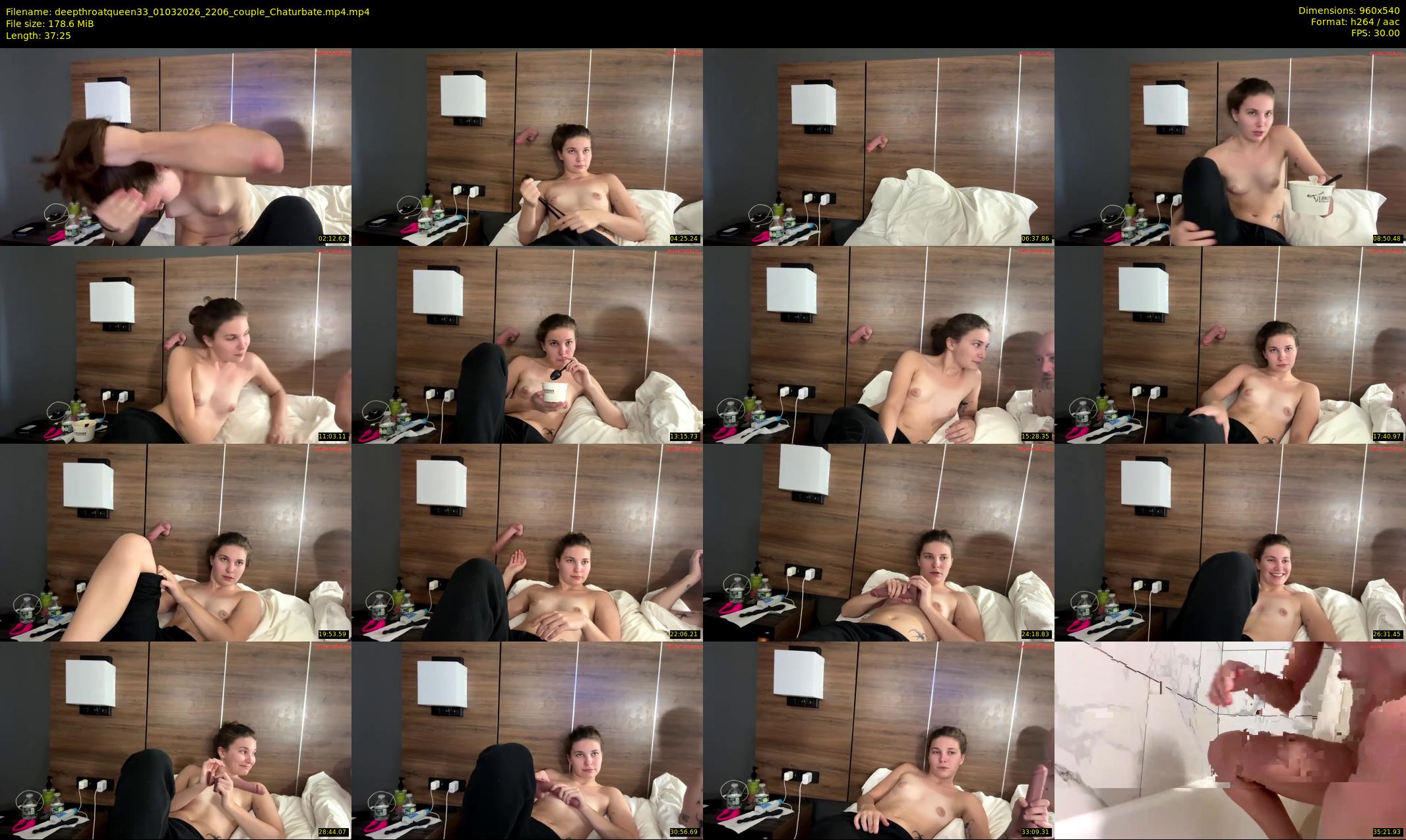 deepthroatqueen33 — 38 minute Chaturbate female cam show recording, 480p, Mar 1, 2026