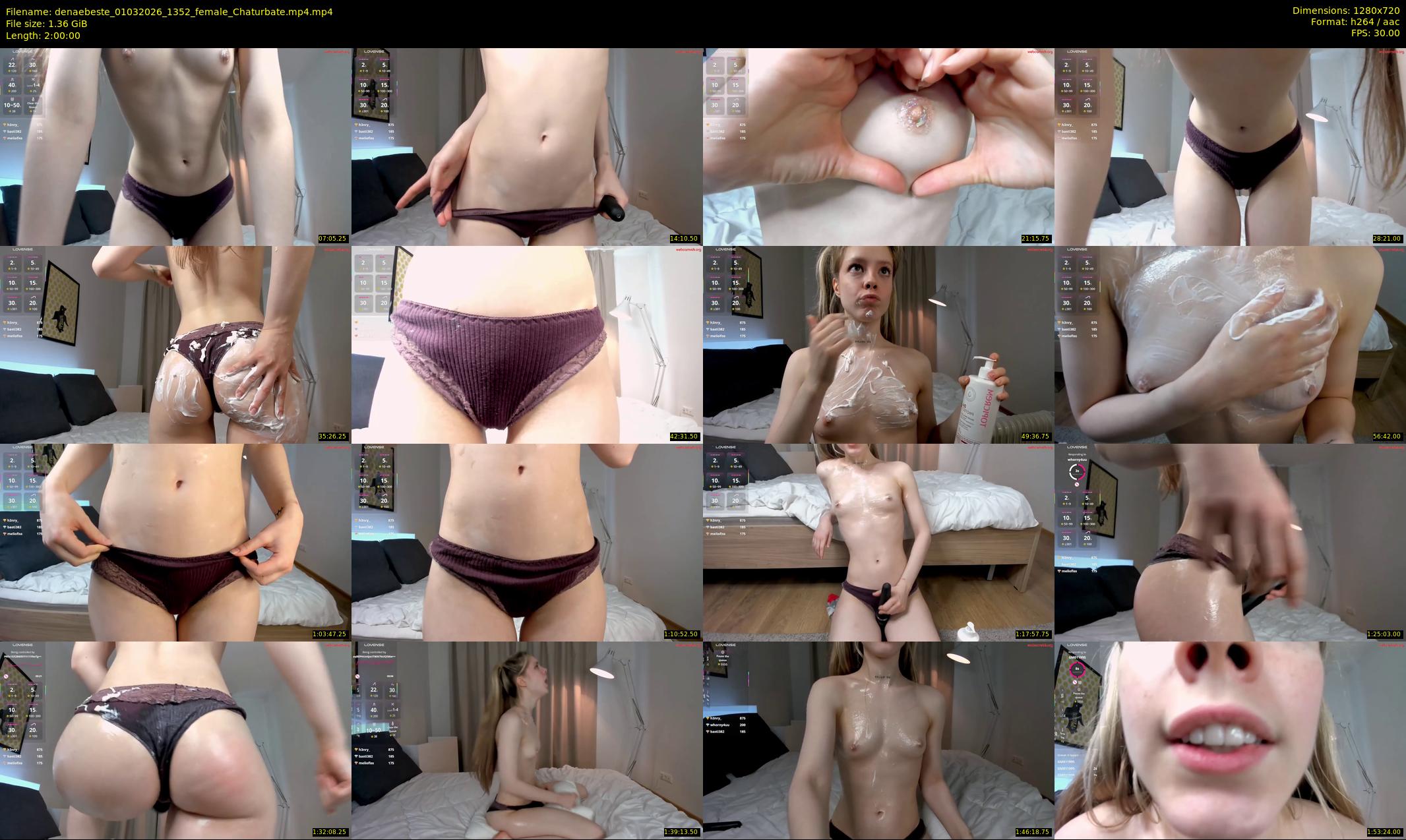 denaebeste — 120 minute Chaturbate female cam show recording, 720p, Mar 1, 2026
