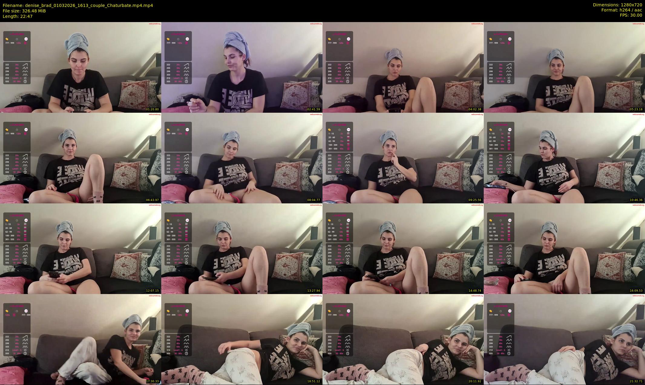 denise_brad — 23 minute Chaturbate couple cam show recording, 720p, Mar 1, 2026