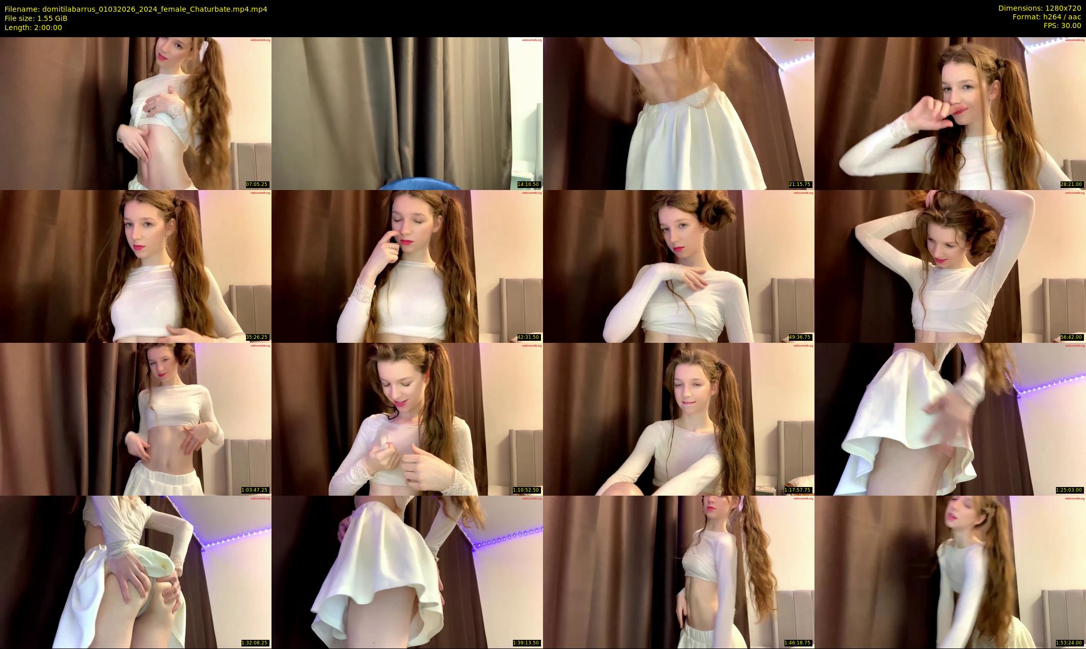 domitilabarrus — 120 minute Chaturbate female cam show recording, 720p, Mar 1, 2026