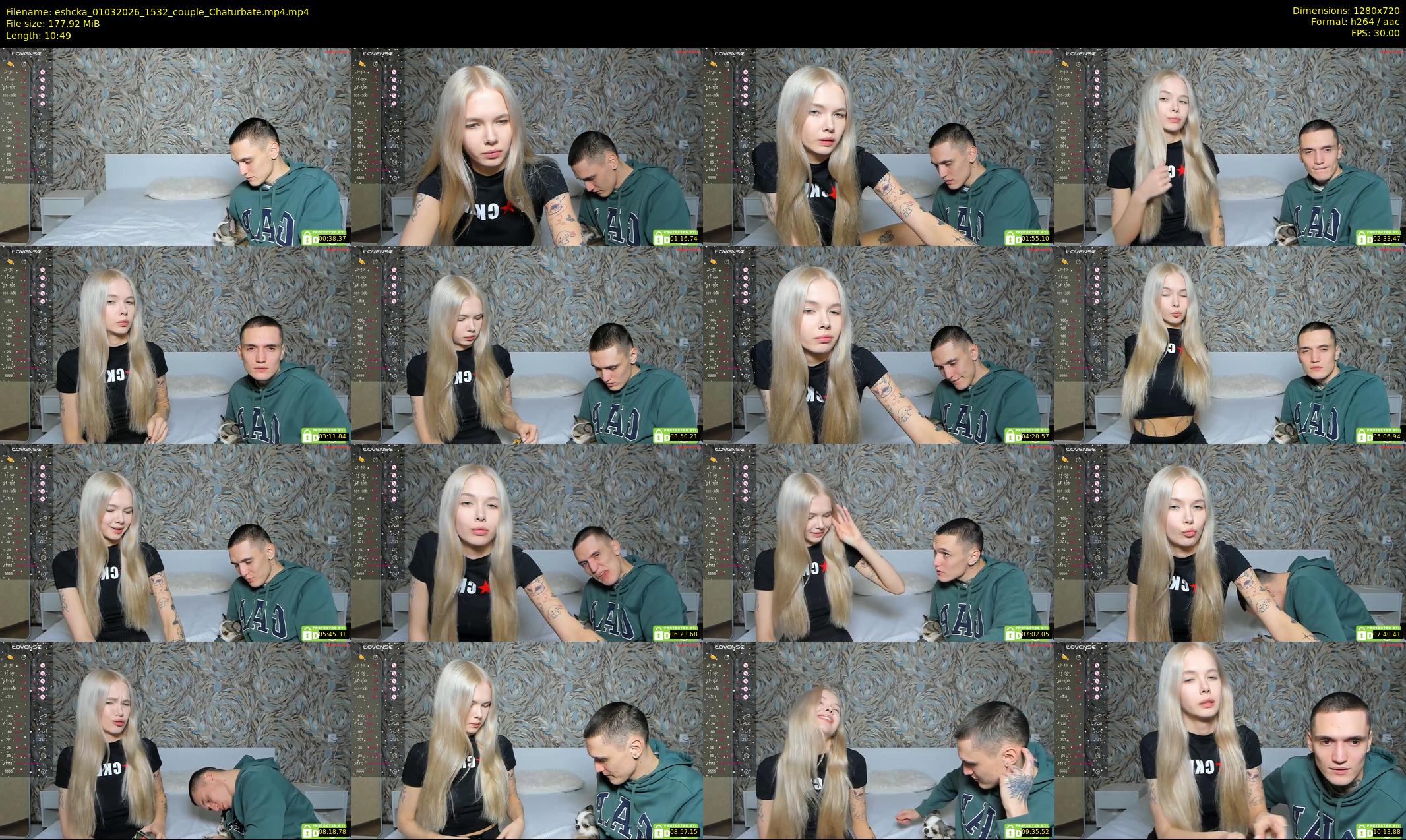 eshcka — 11 minute Chaturbate couple cam show recording, 720p, Mar 1, 2026