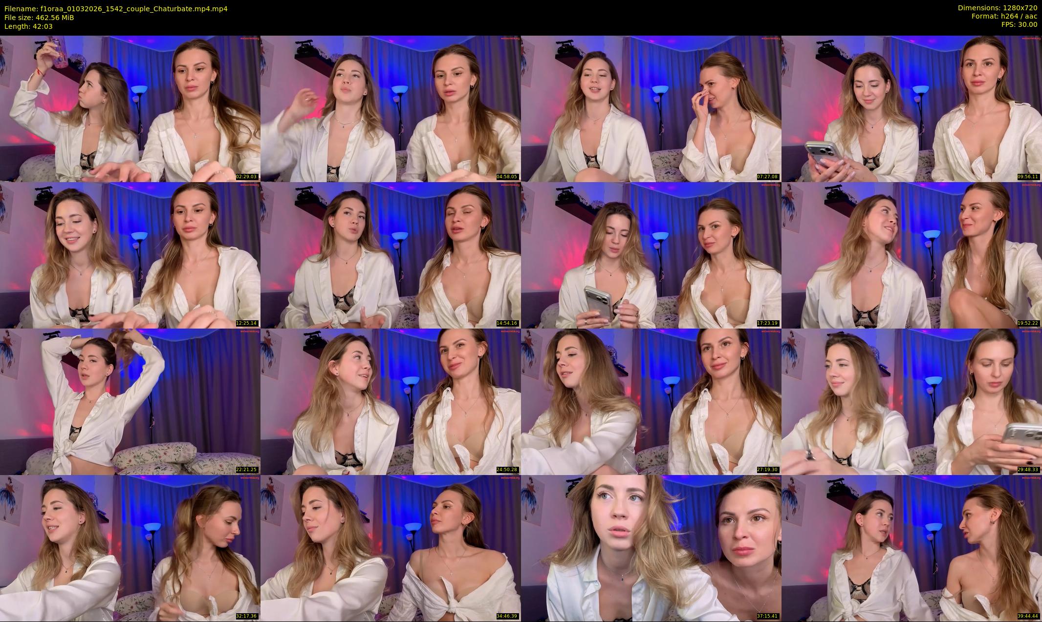 f1oraa — 43 minute Chaturbate female cam show recording, 720p, Mar 1, 2026