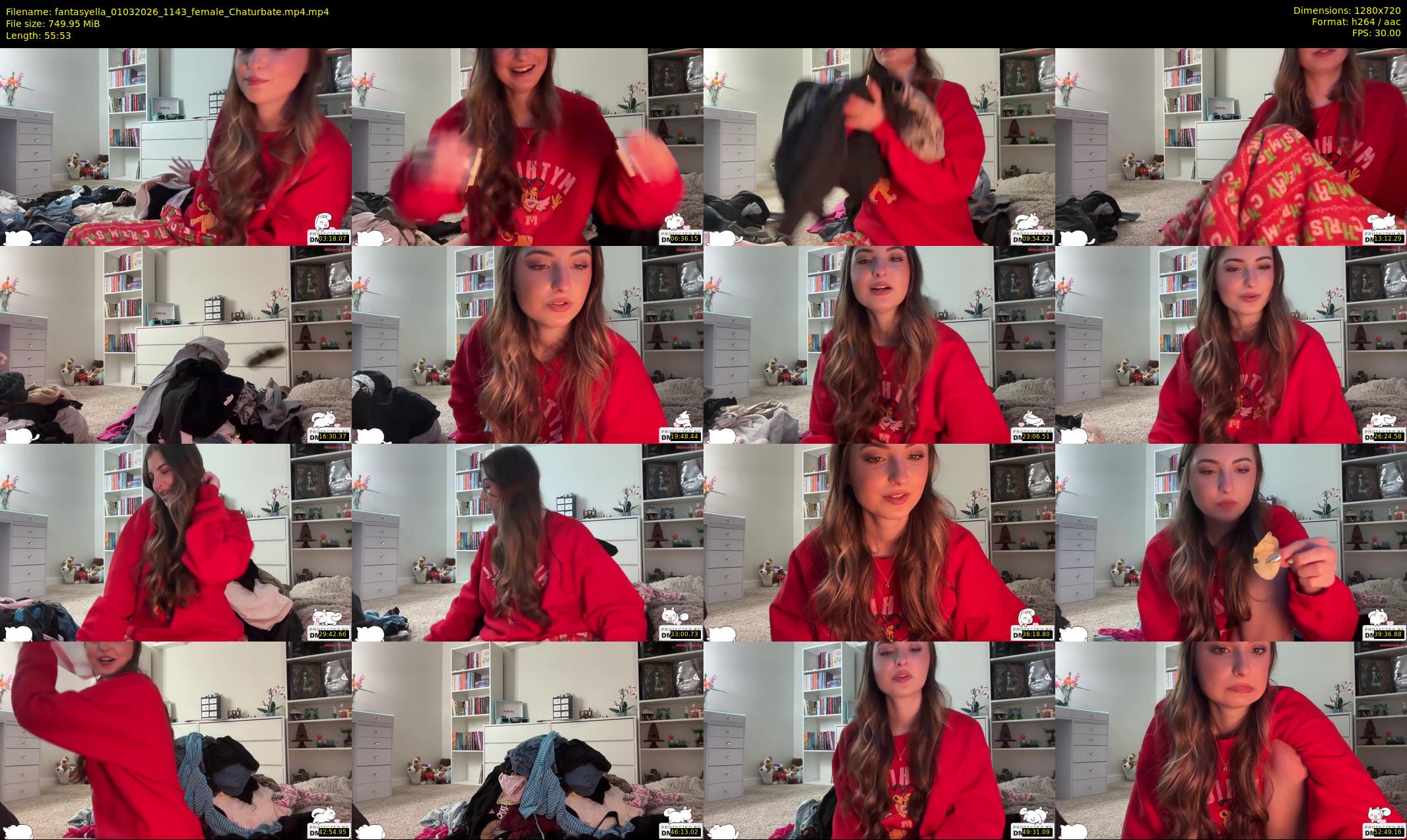 fantasyella — 56 minute Chaturbate female cam show recording, 720p, Mar 1, 2026