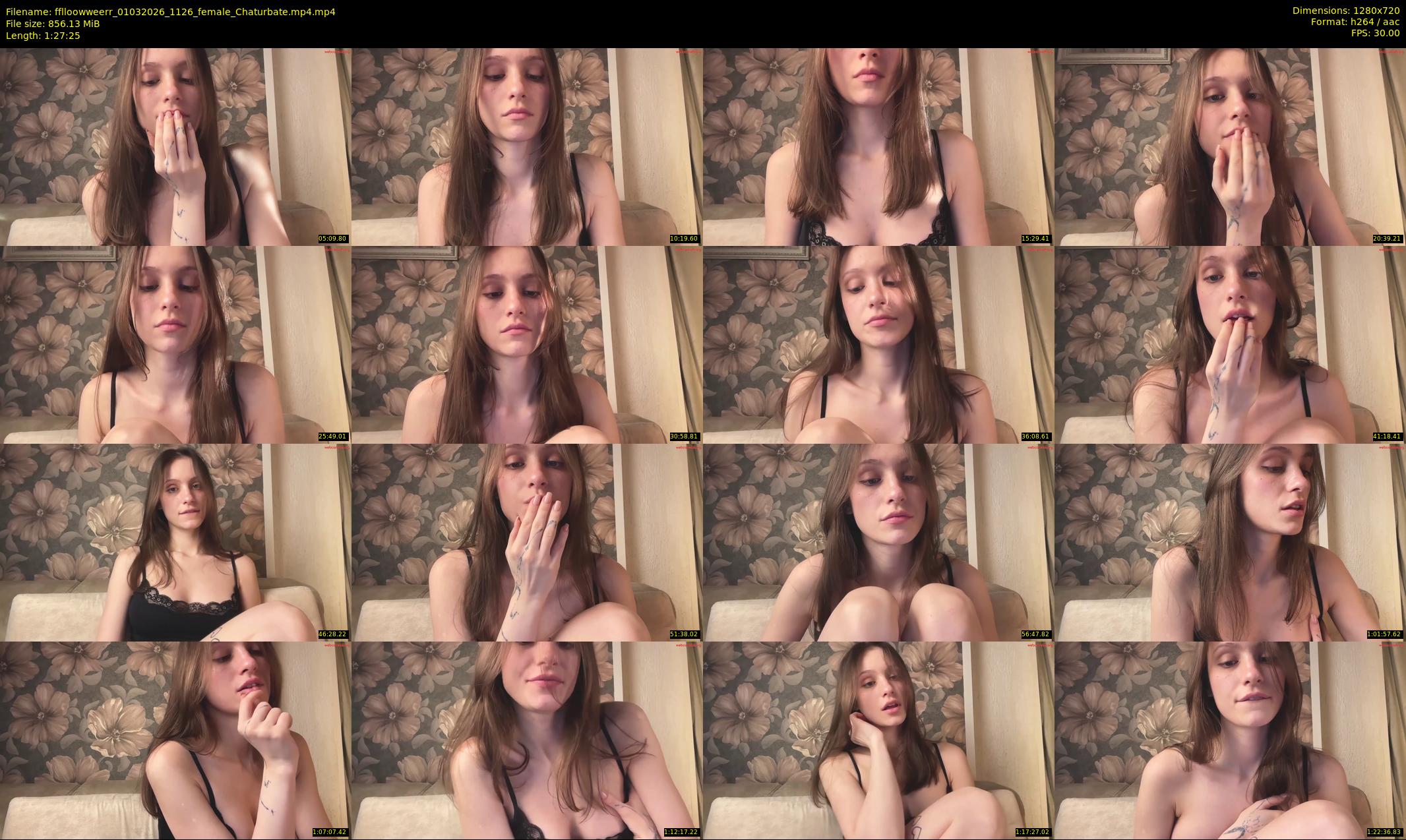 fflloowweerr — 88 minute Chaturbate couple cam show recording, 720p, Mar 1, 2026