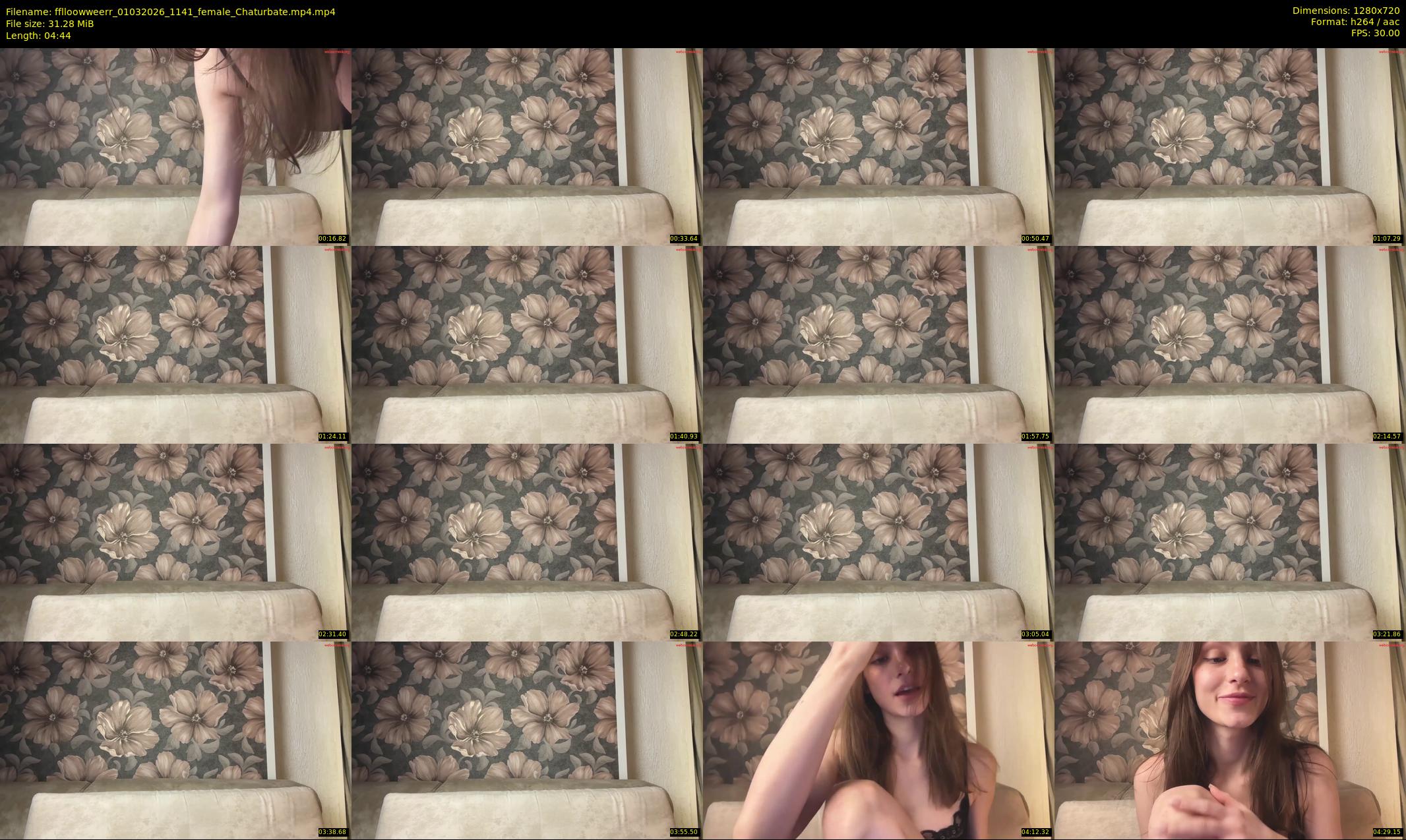 fflloowweerr — 5 minute Chaturbate couple cam show recording, 720p, Mar 1, 2026