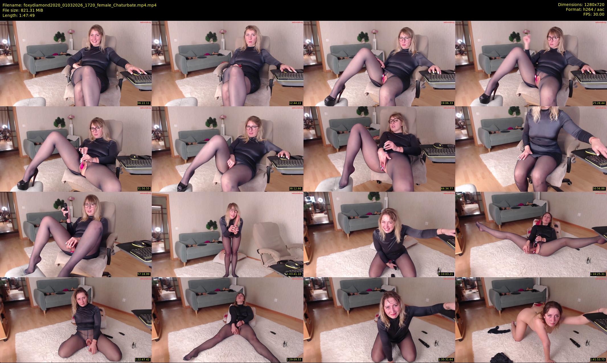 foxydiamond2020 — 108 minute Chaturbate female cam show recording, 720p, Mar 1, 2026