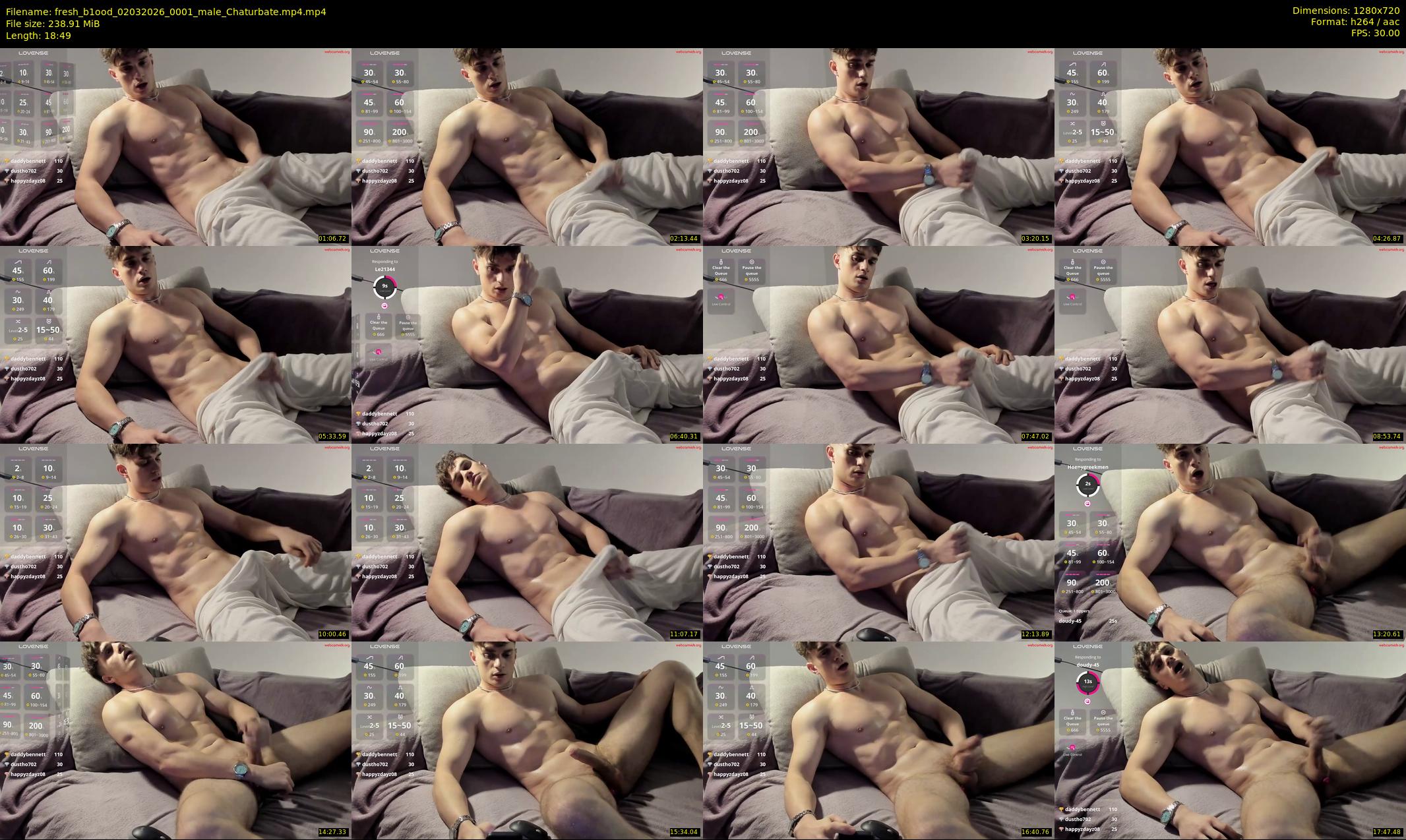 fresh_b1ood — 19 minute Chaturbate male cam show recording, 720p, Mar 2, 2026