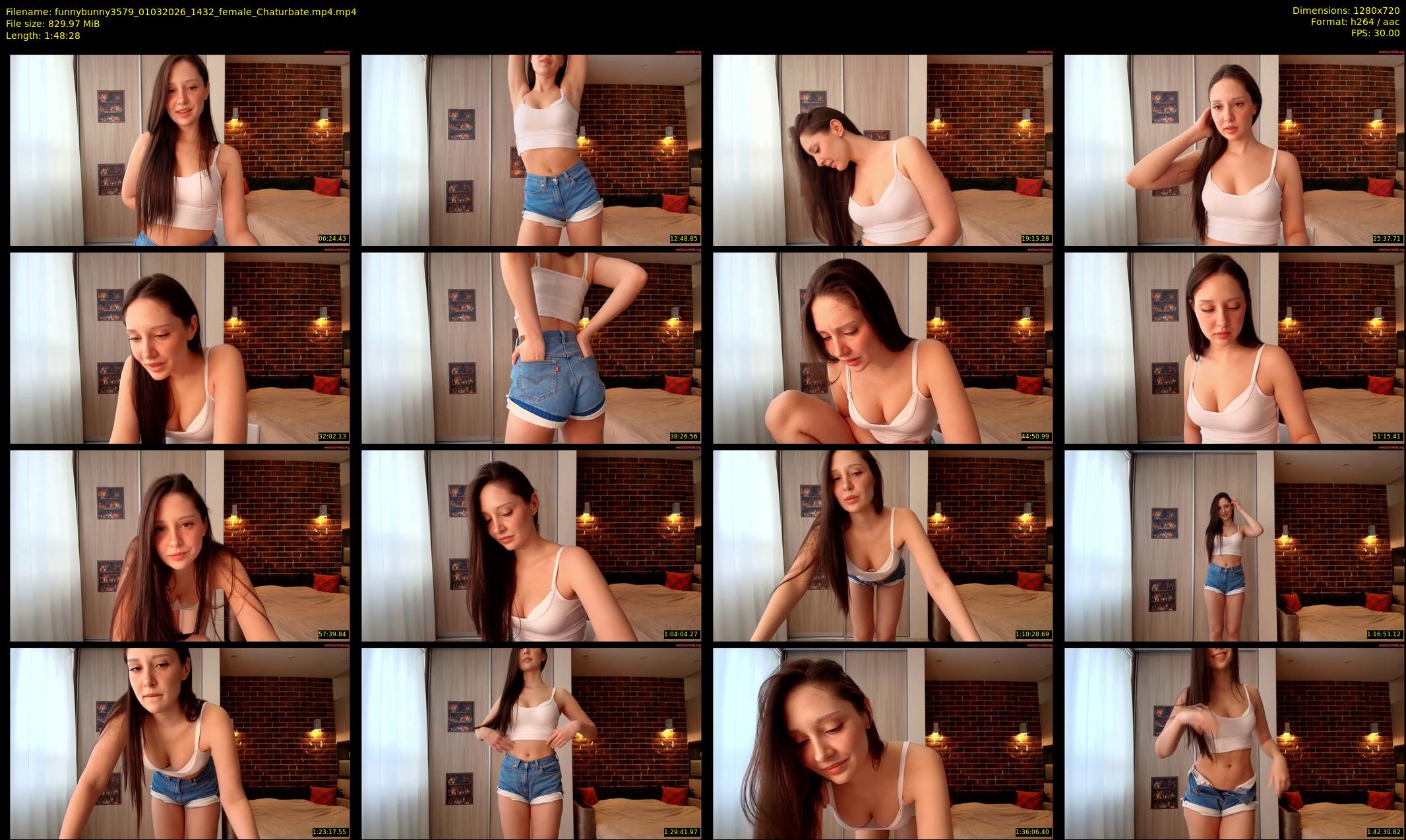 funnybunny3579 — 109 minute Chaturbate female cam show recording, 720p, Mar 1, 2026