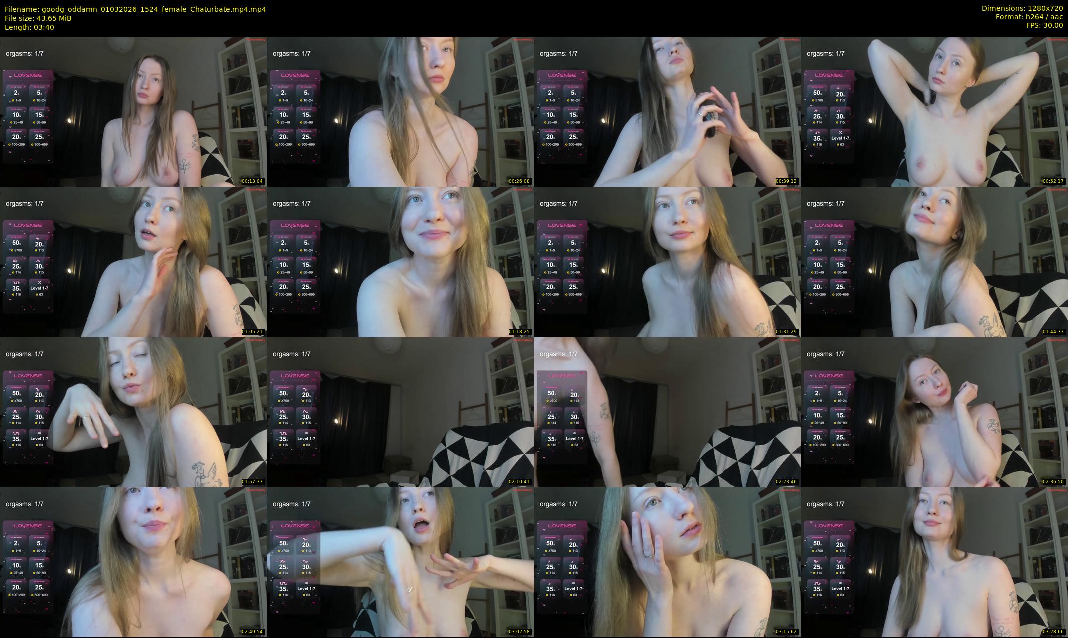 goodg_oddamn — 4 minute Chaturbate female cam show recording, 720p, Mar 1, 2026
