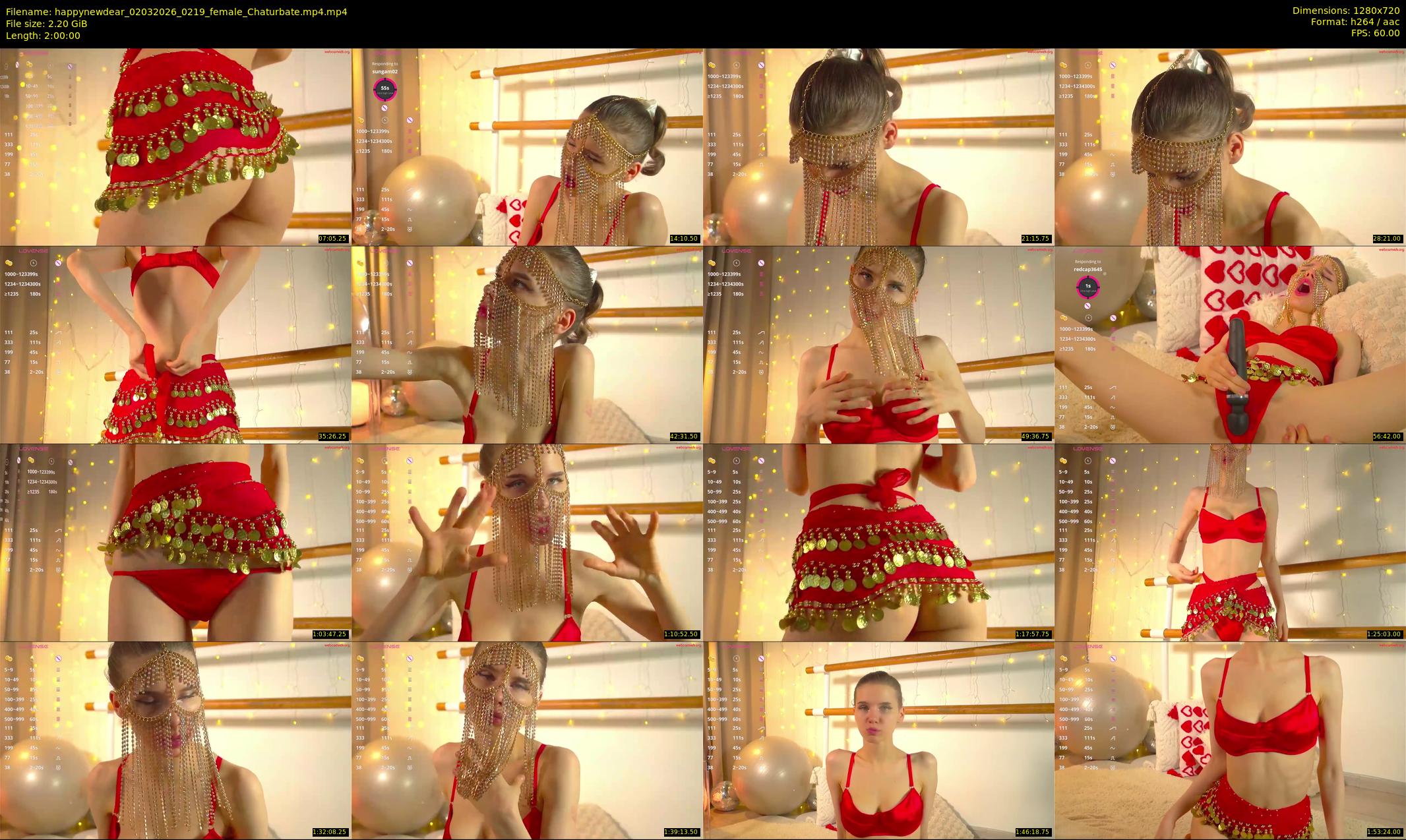happynewdear — 120 minute Chaturbate female cam show recording, 720p, Mar 2, 2026