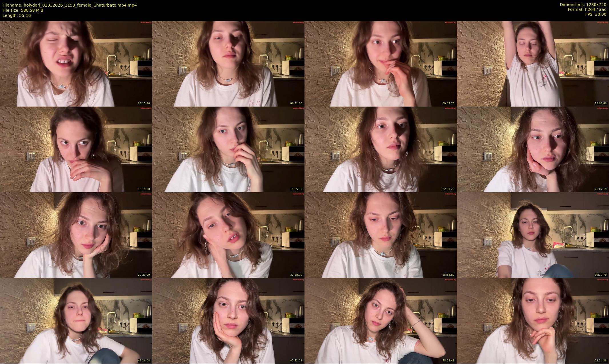 holydori — 56 minute Chaturbate female cam show recording, 720p, Mar 1, 2026