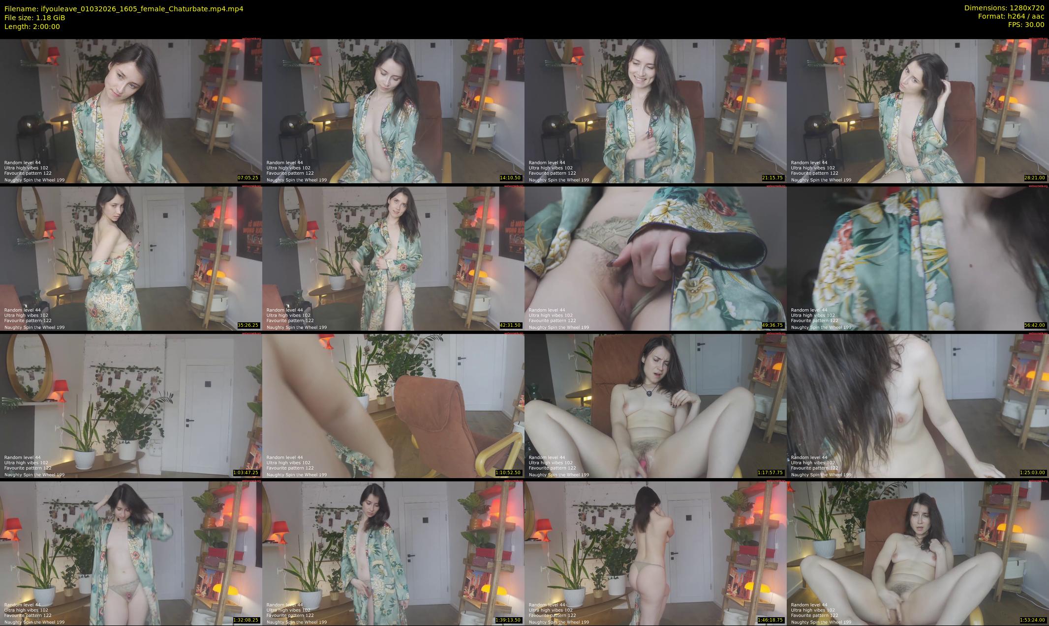 ifyouleave — 120 minute Chaturbate female cam show recording, 720p, Mar 1, 2026