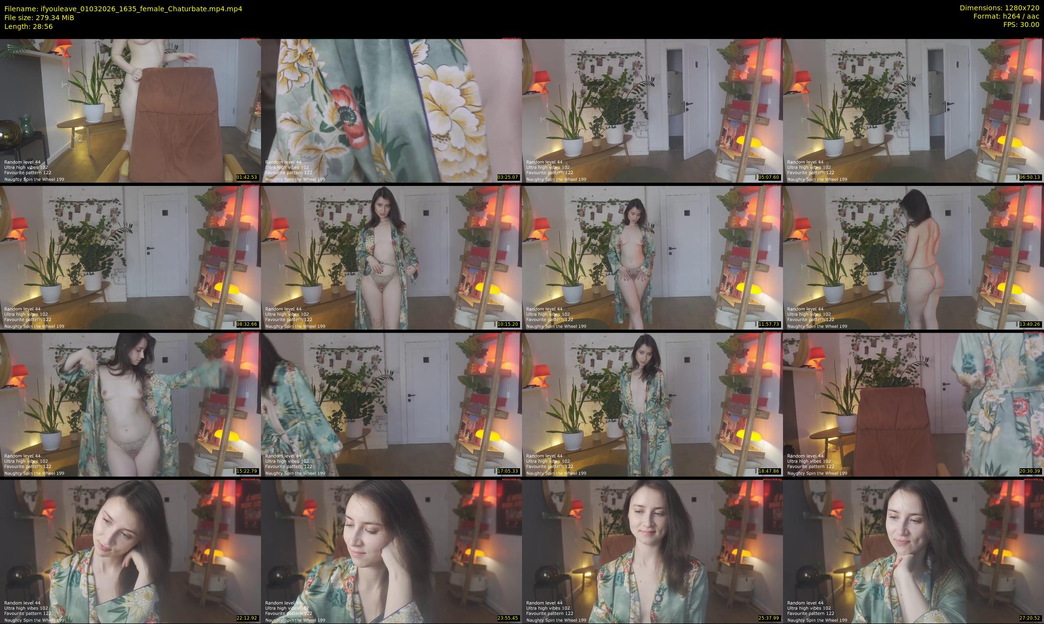 ifyouleave — 29 minute Chaturbate female cam show recording, 720p, Mar 1, 2026