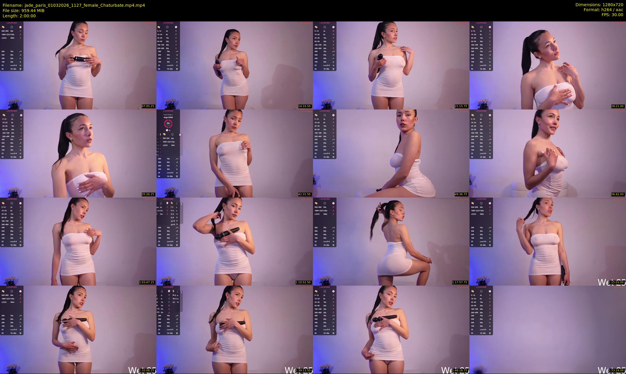 jade_paris — 120 minute Chaturbate female cam show recording, 720p, Mar 1, 2026