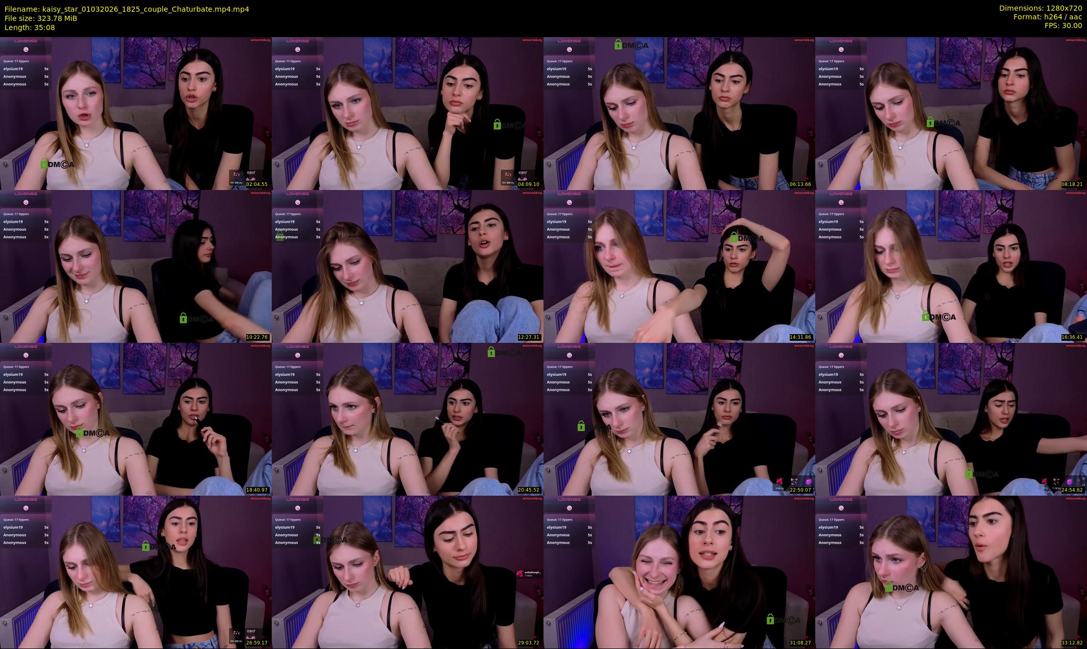 kaisy_star — 36 minute Chaturbate female cam show recording, 720p, Mar 1, 2026