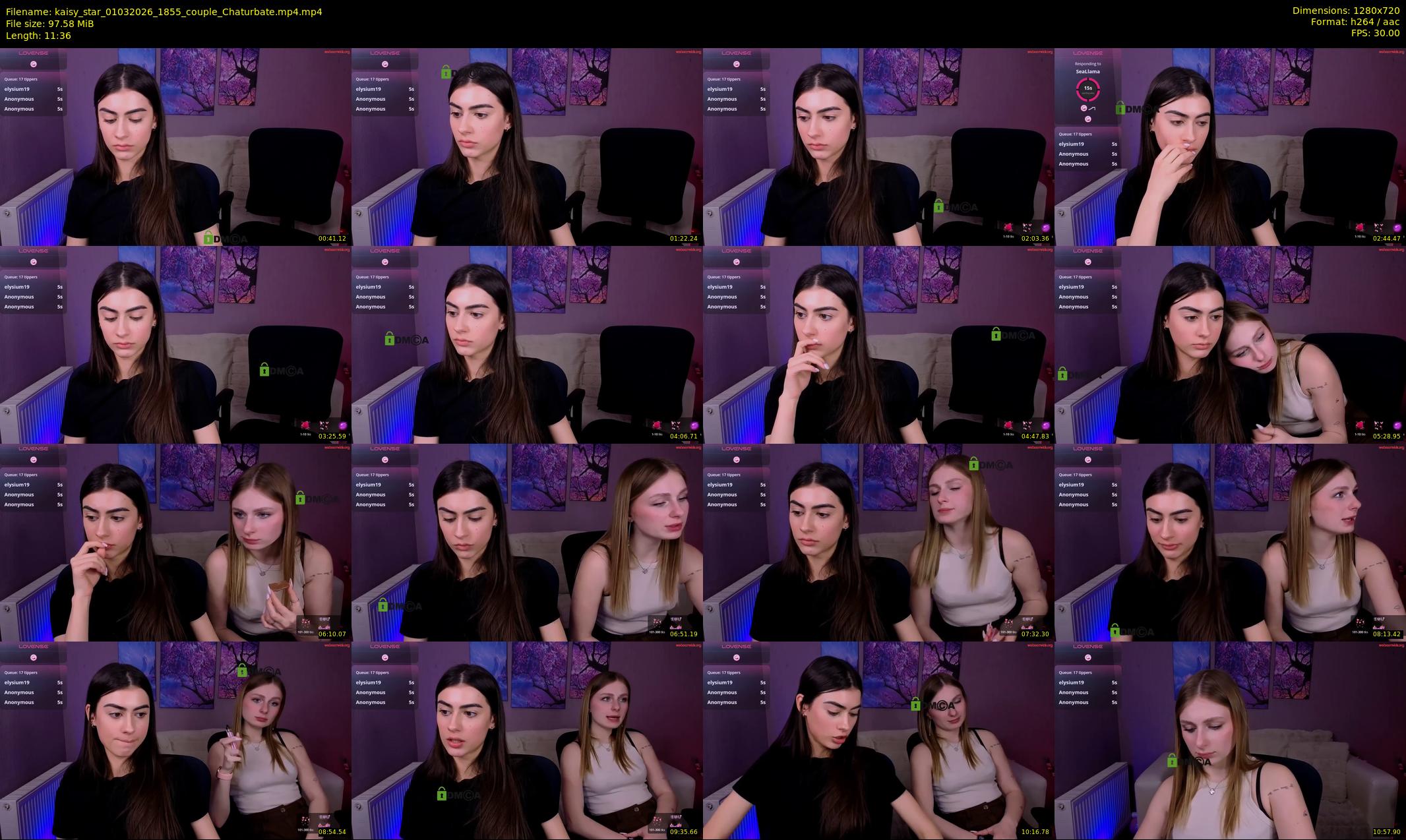 kaisy_star — 12 minute Chaturbate female cam show recording, 720p, Mar 1, 2026