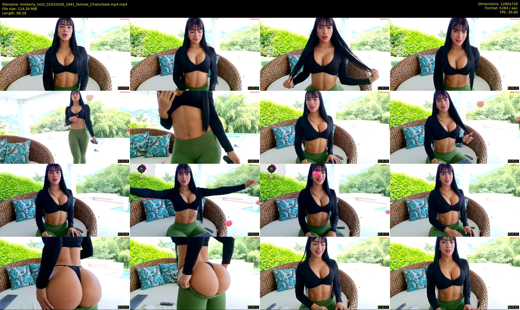 kimberly_hot2 — 9 minute Chaturbate female cam show recording, 720p, Mar 1, 2026