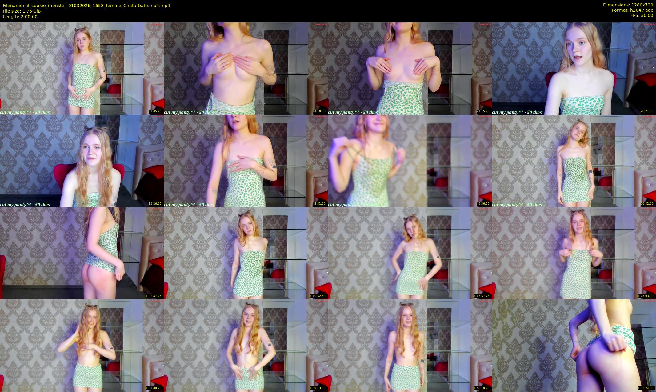 lil_cookie_monster — 120 minute Chaturbate female cam show recording, 720p, Mar 1, 2026
