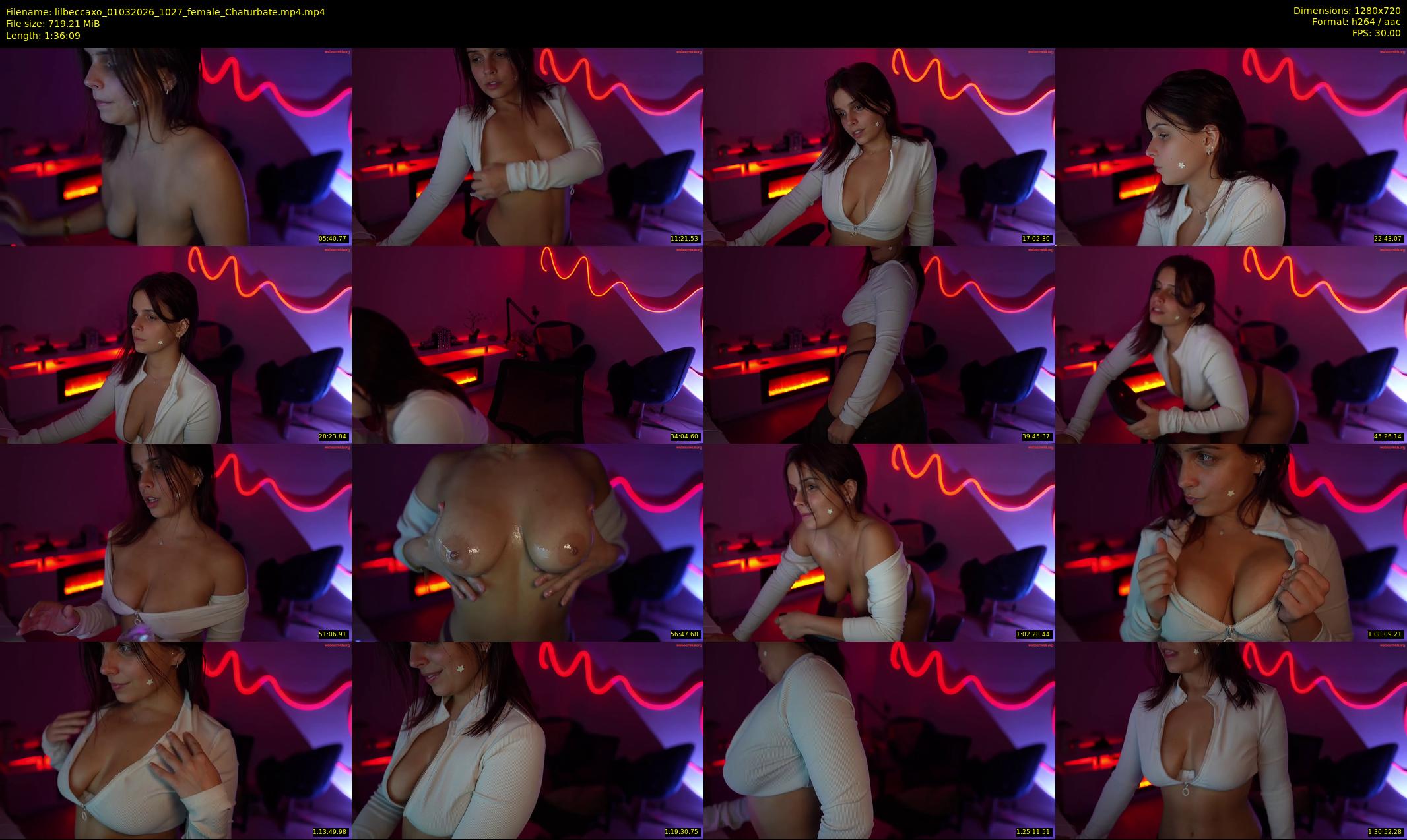 lilbeccaxo — 97 minute Chaturbate female cam show recording, 720p, Mar 1, 2026