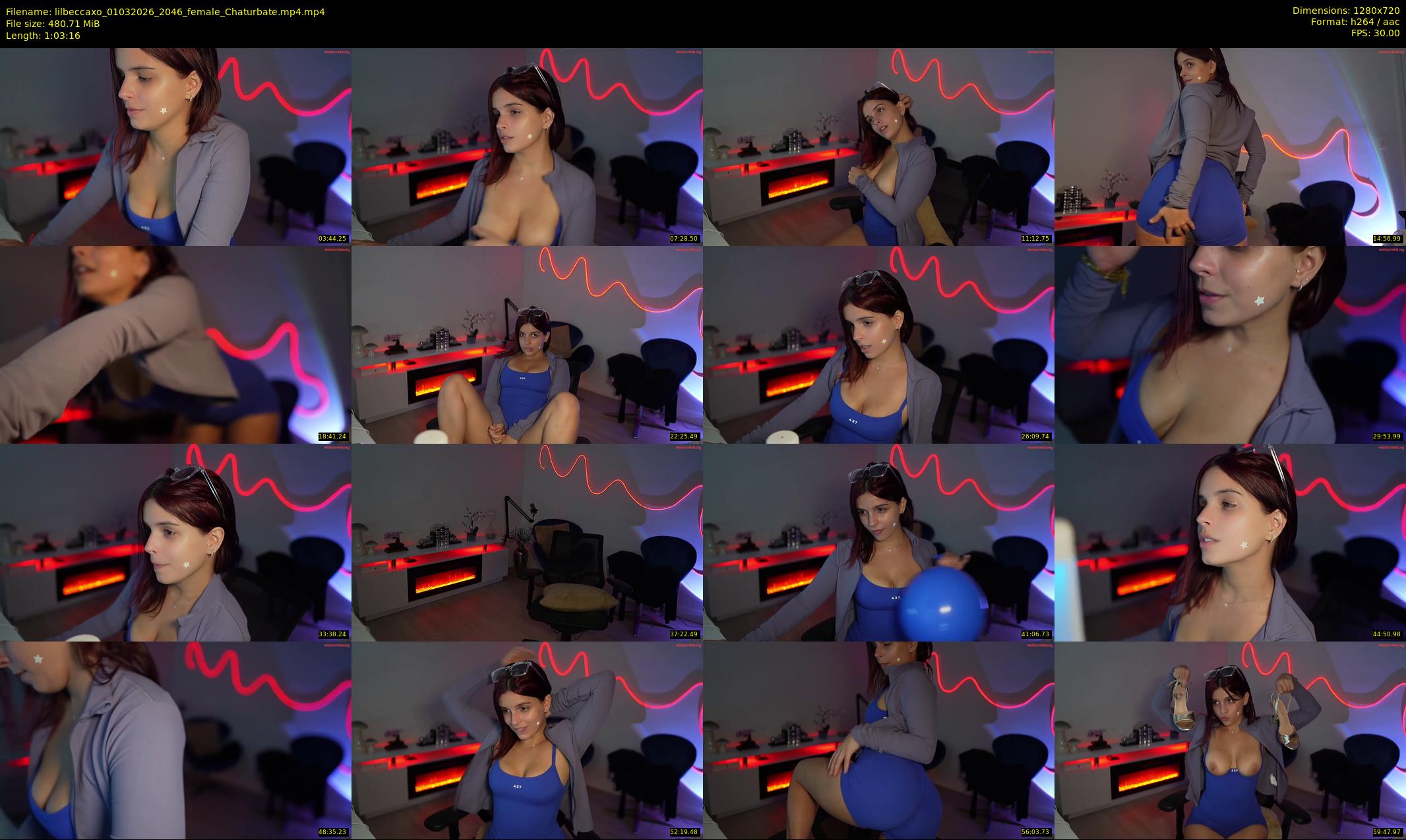 lilbeccaxo — 64 minute Chaturbate female cam show recording, 720p, Mar 1, 2026