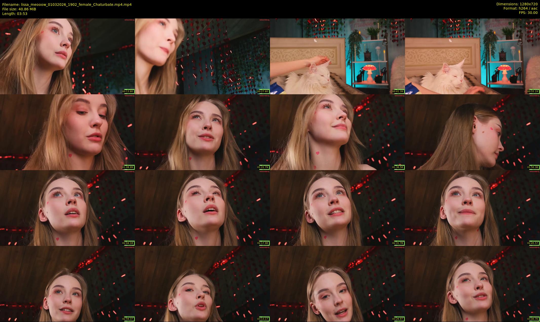 lissa_meooow — 4 minute Chaturbate female cam show recording, 720p, Mar 1, 2026